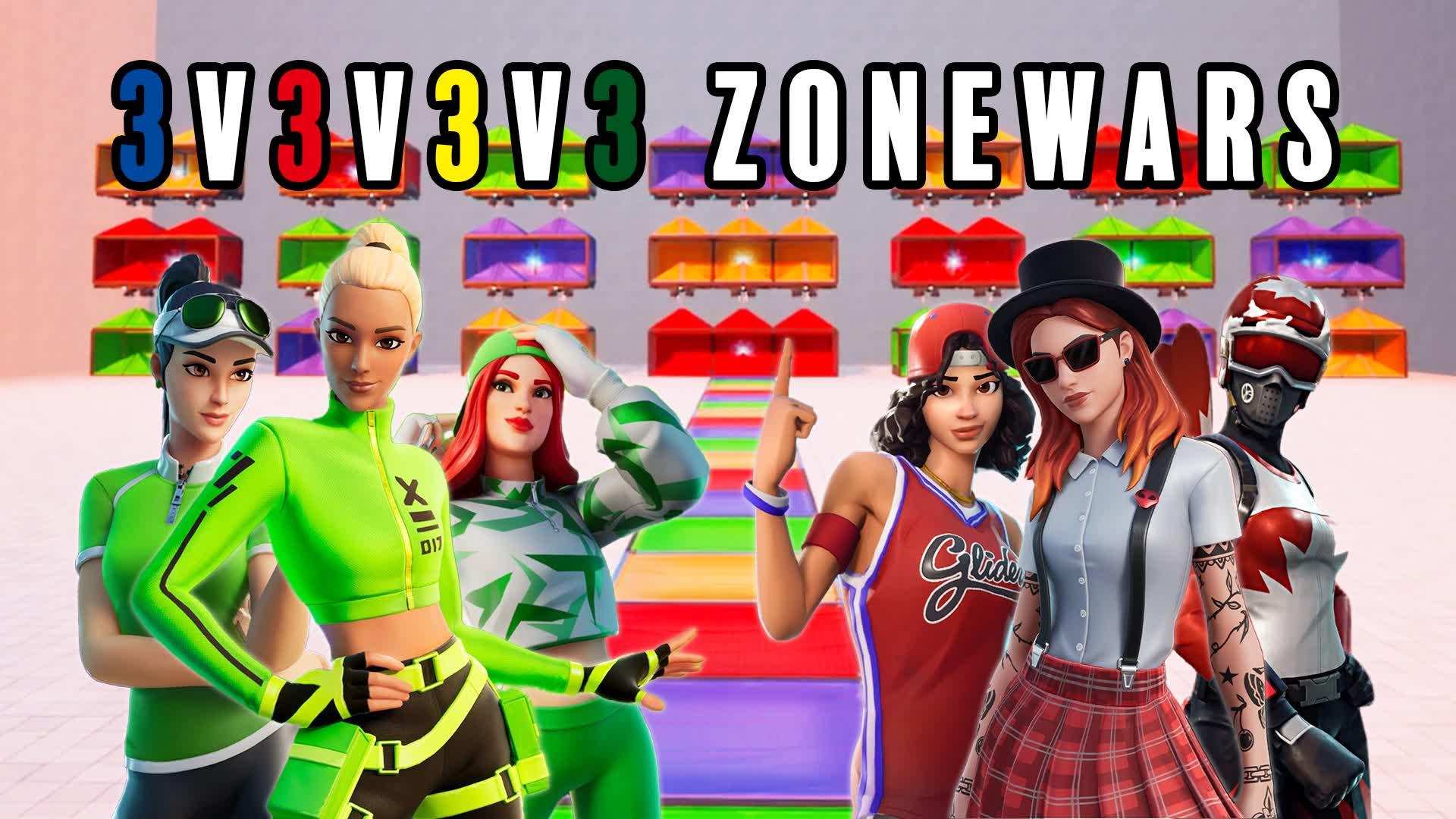 3v3v3v3 COLOR ZONE WARS