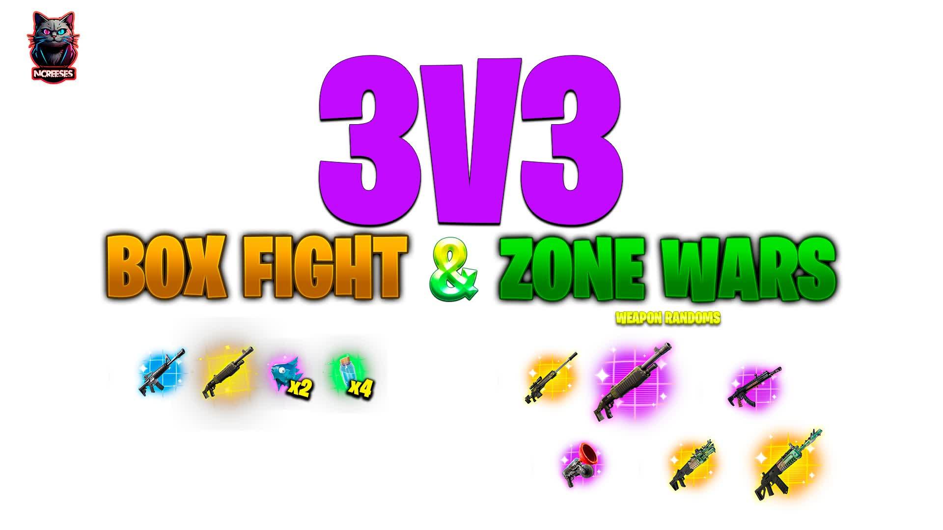 3V3 📦BOX FIGHT & ZONE WARS🏔️