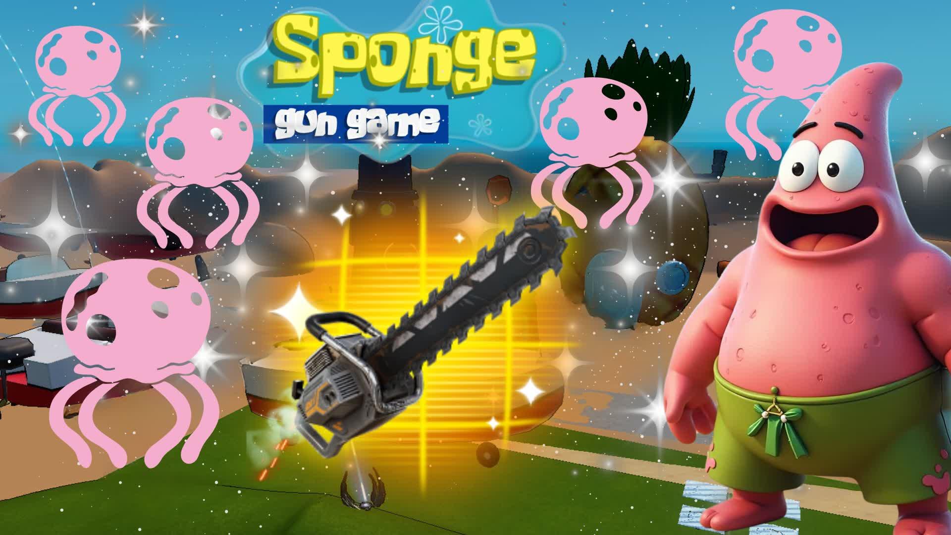 SPONGE ONE SHOT  NEW GAME GUN GAME