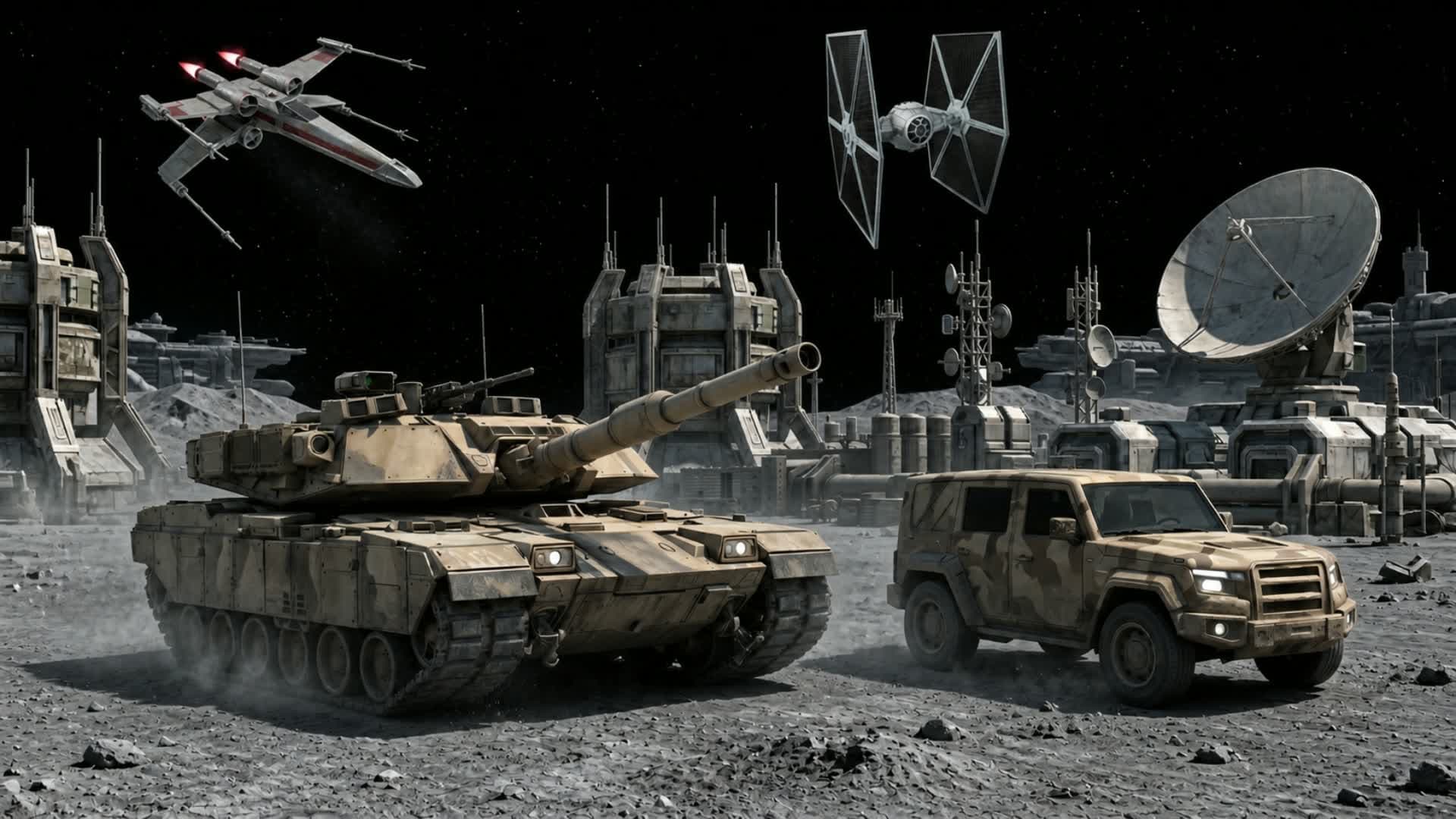 STAR WARS CITY 🌌 CAR DRIVE ZOMBIE 🎵