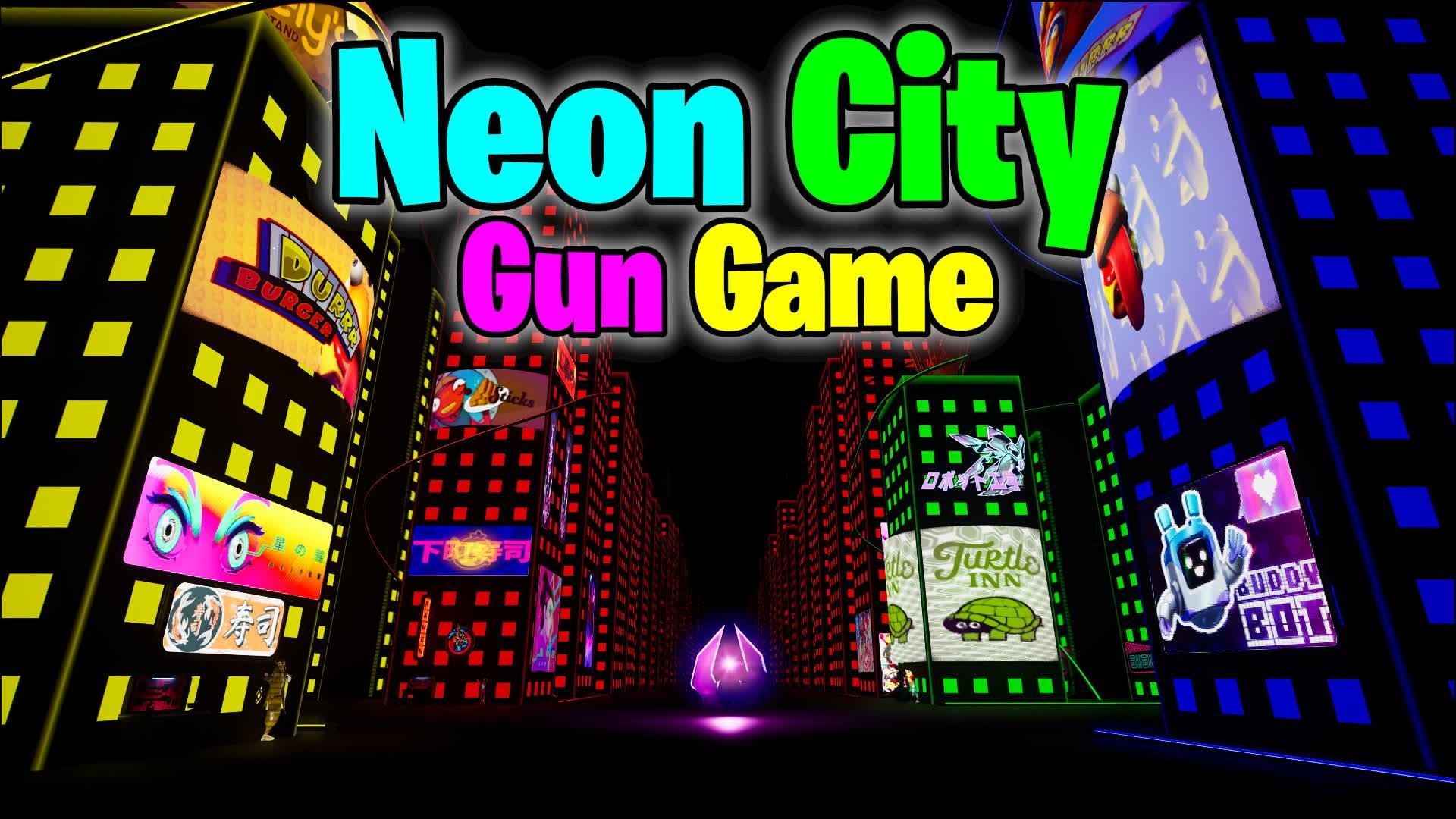 Neon City Gun Game