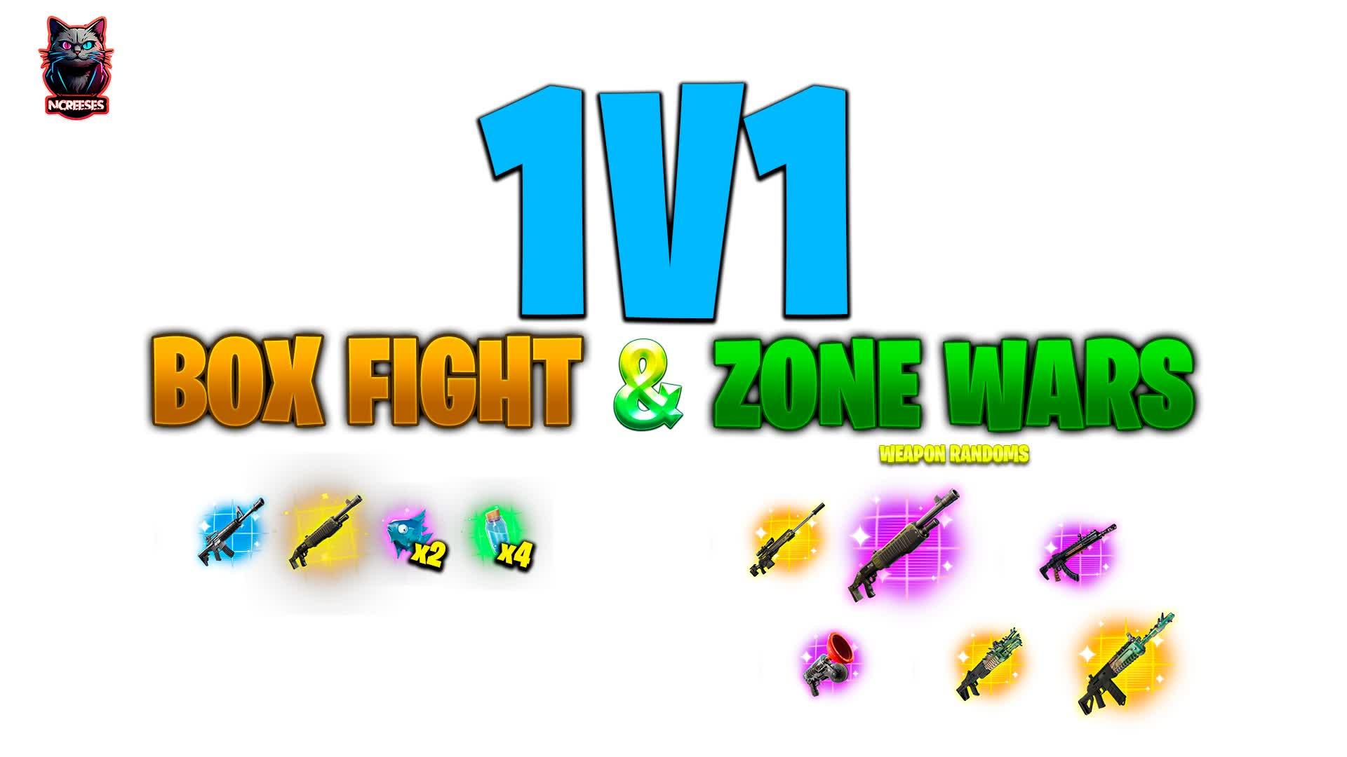 1V1 📦BOX FIGHT & ZONE WARS🏔️