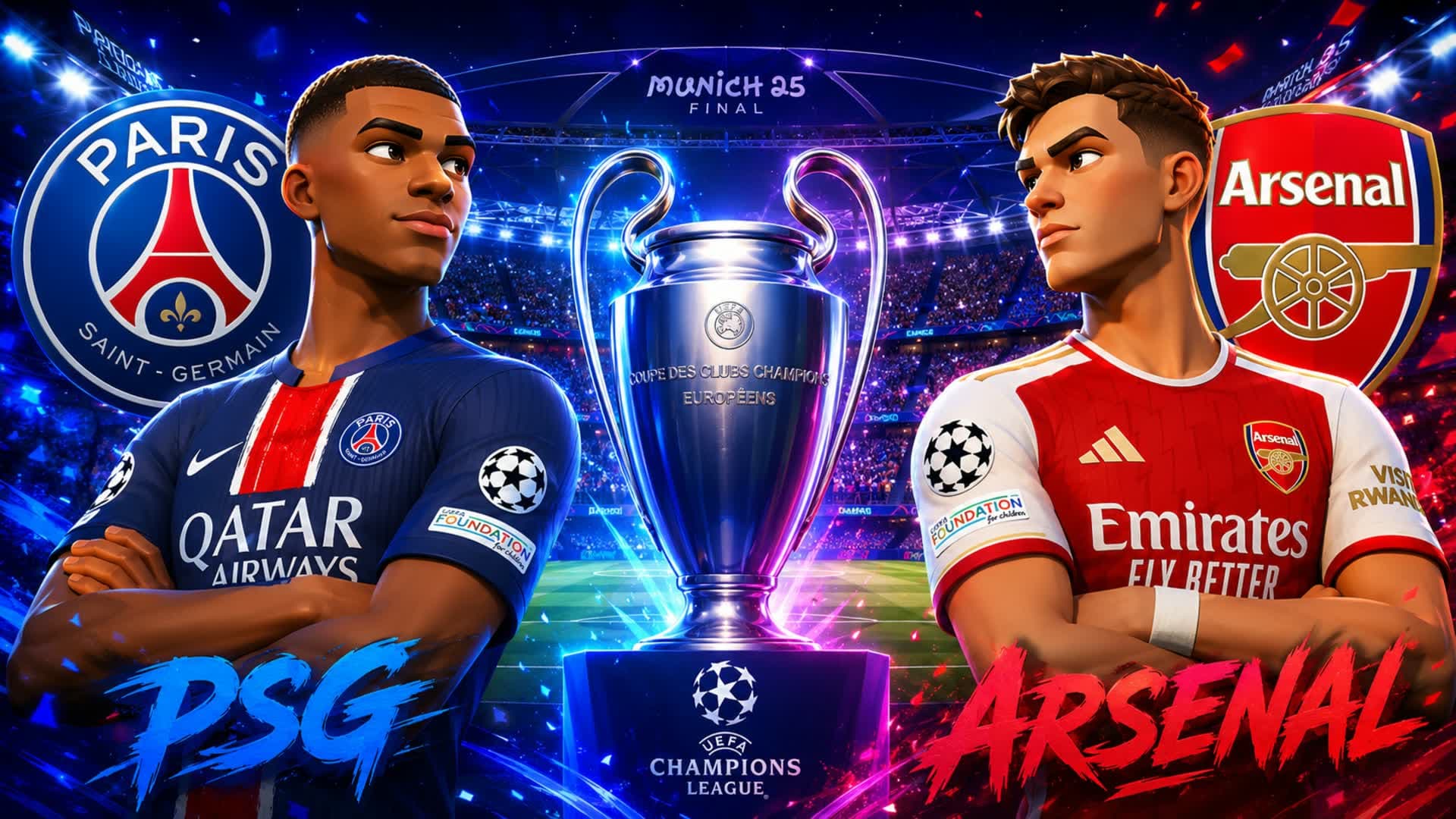 PSG VS ARSENAL | CHAMPIONS LEAGUE FINAL⚽