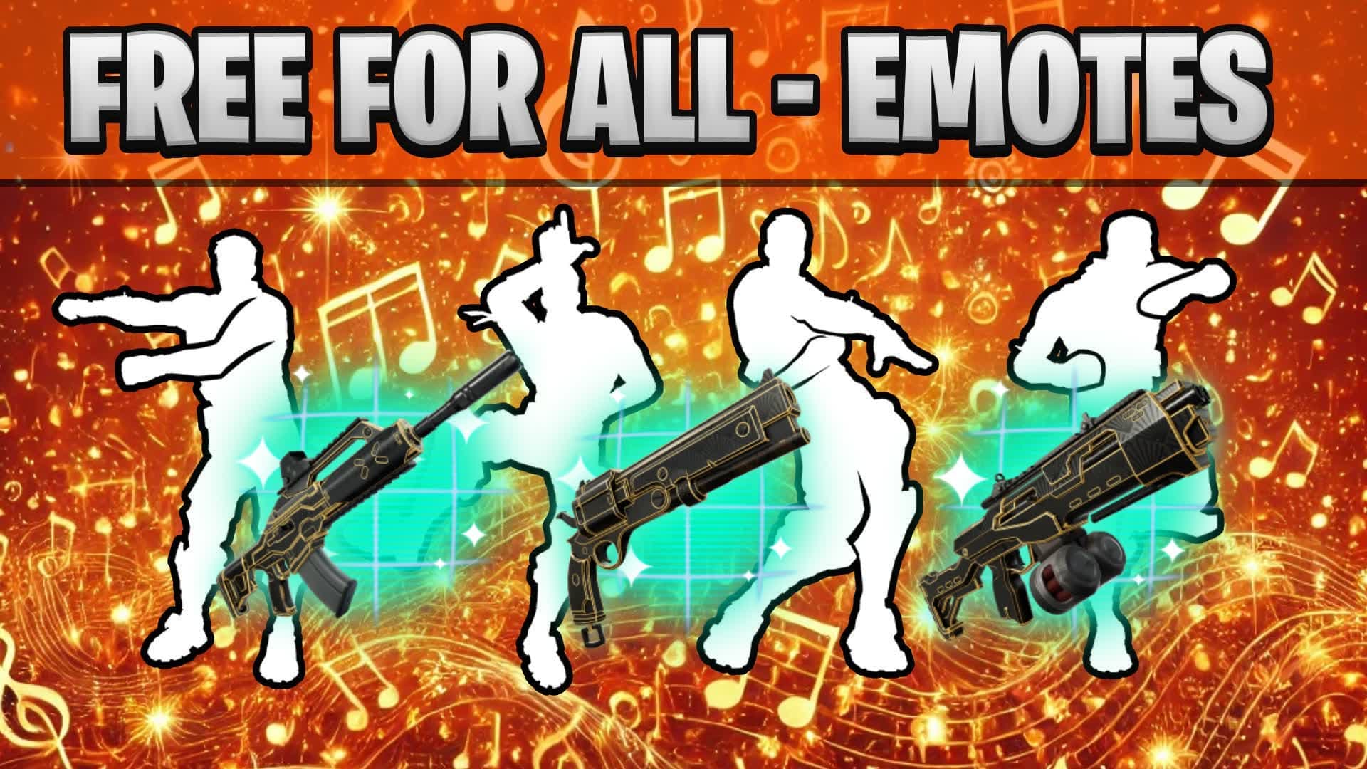 EMOTES PARTY 🎵  FREE FOR ALL 🎵