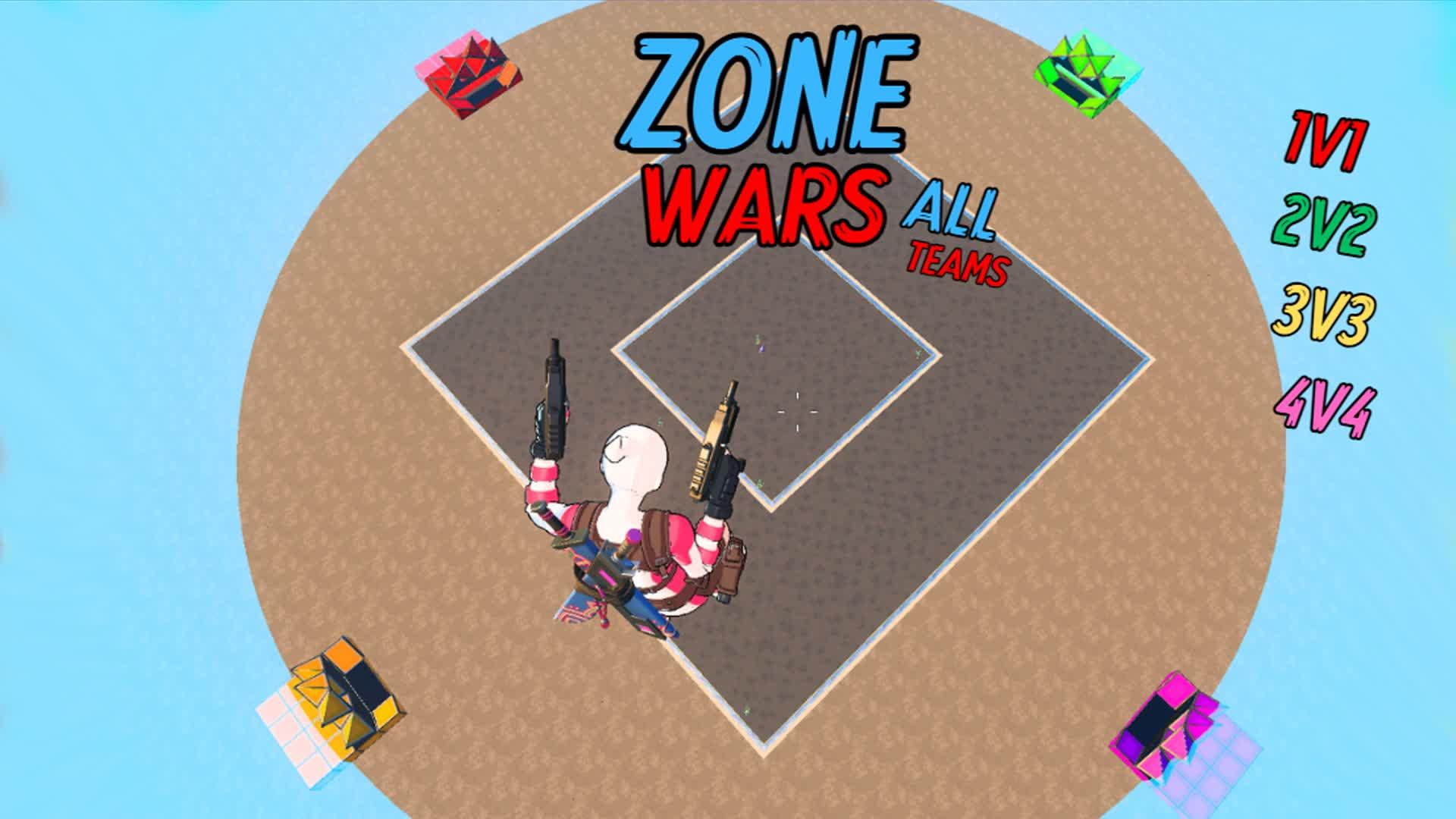 🔥ZONE WARS ALL TEAMS