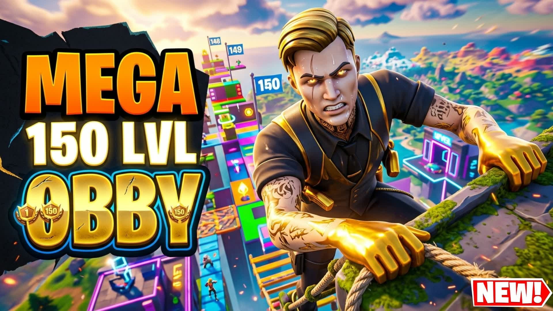 MEGA 150 LVL OBBY 🌈