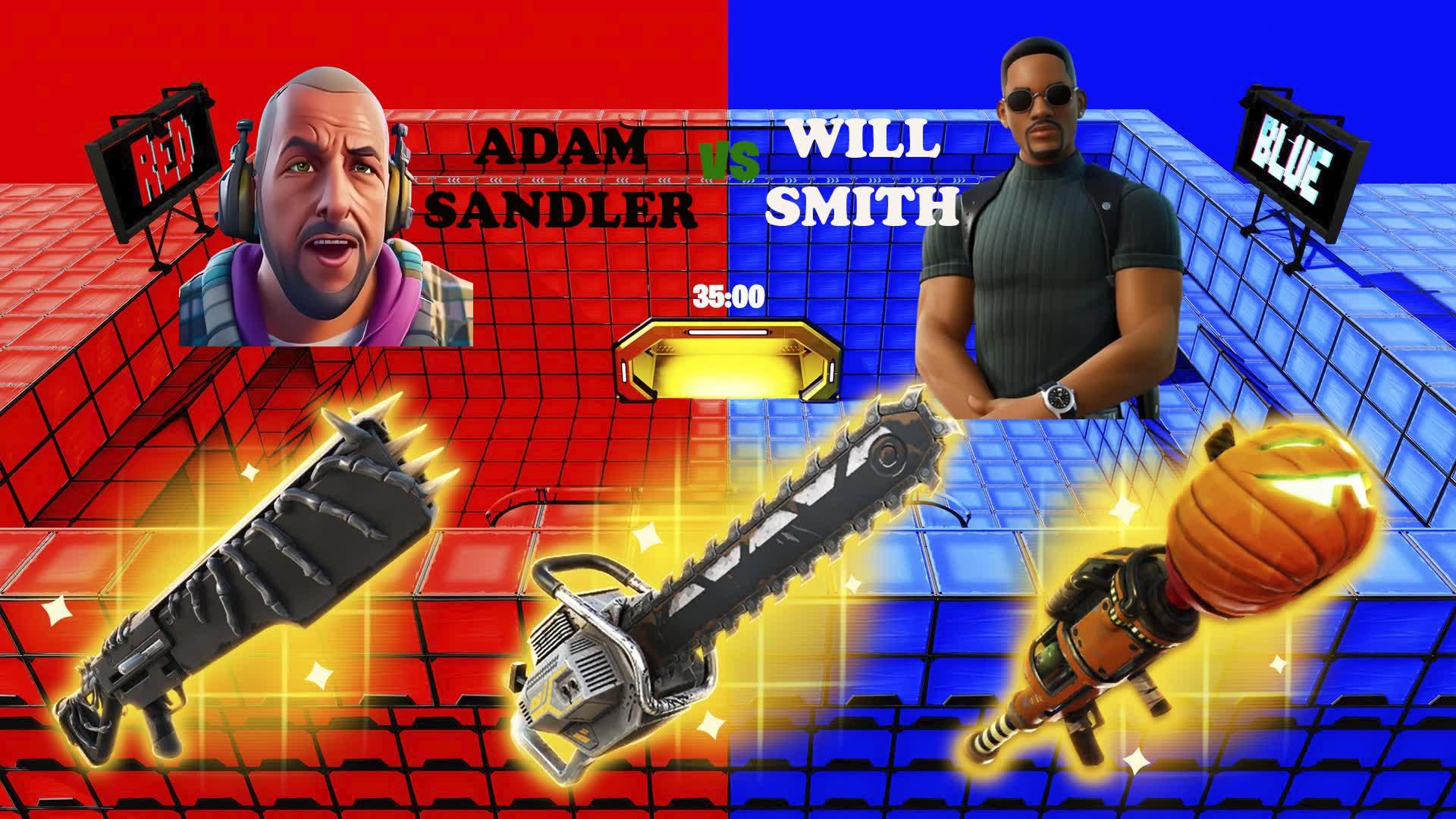 WILL SMITH vs ADAM SANDLER - RED vs BLUE