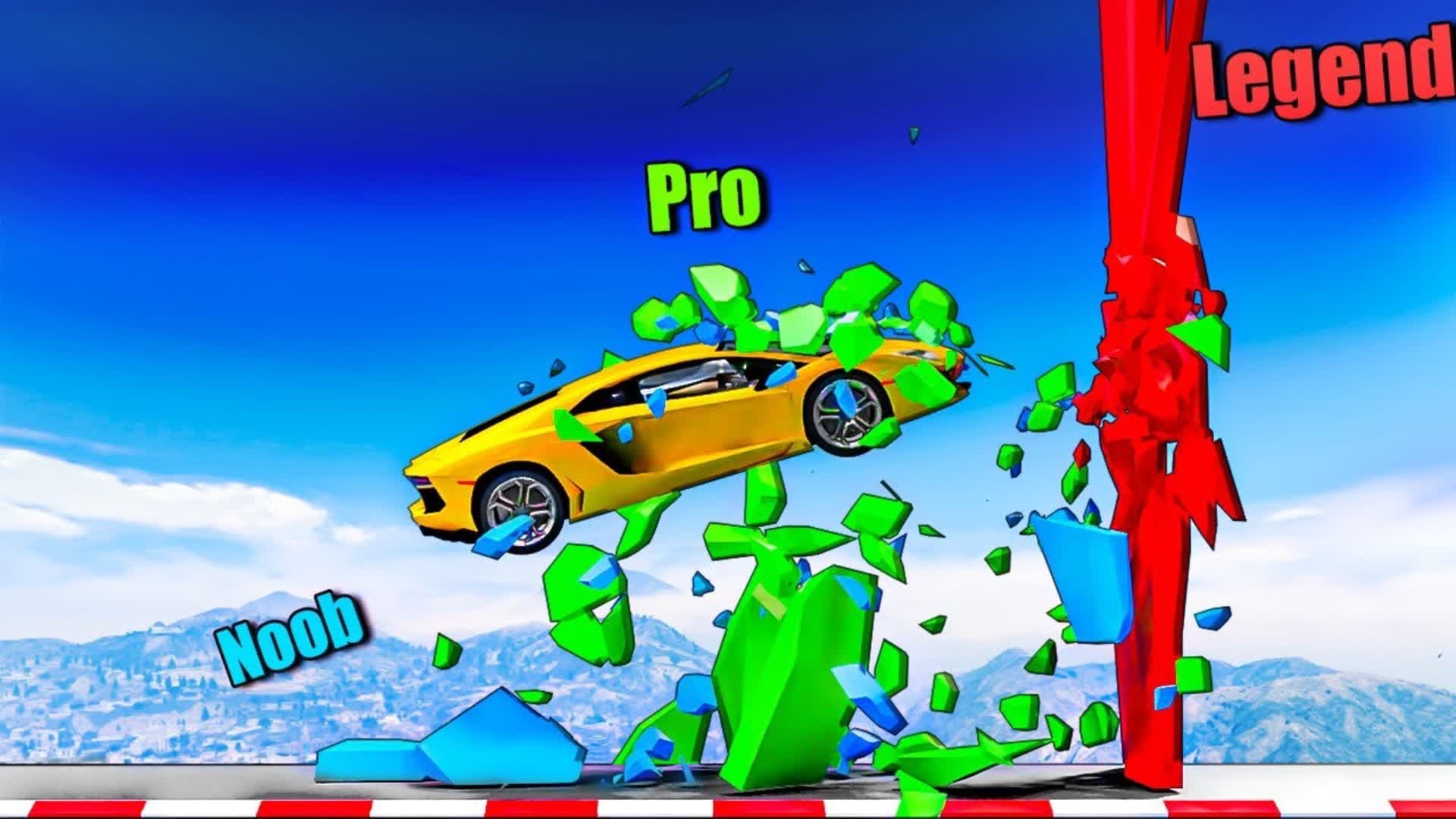 CARS CRASH MEGA RAMP  🎯