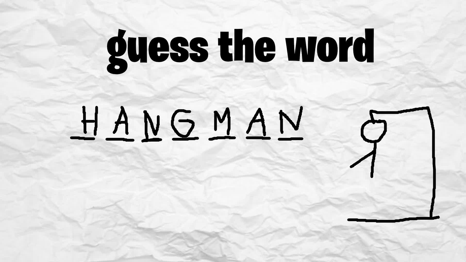 hangman ❓(guess the word)❓