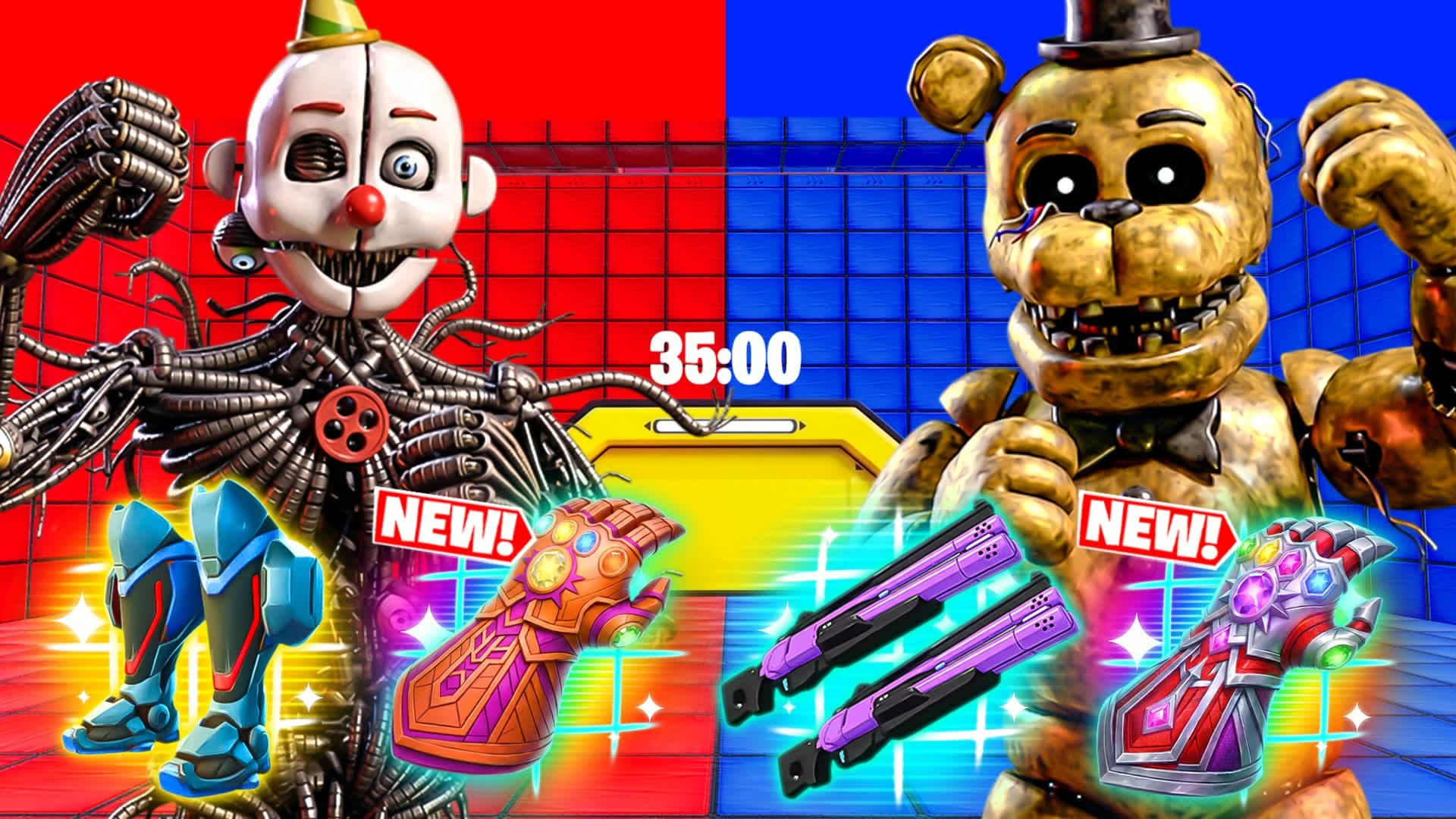 BOSS FIGHT RED VS BLUE 🔴🔵 ESCAPE