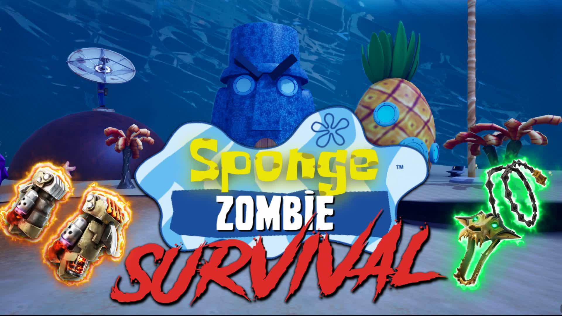 Sponge 100 Day Zombie Survival