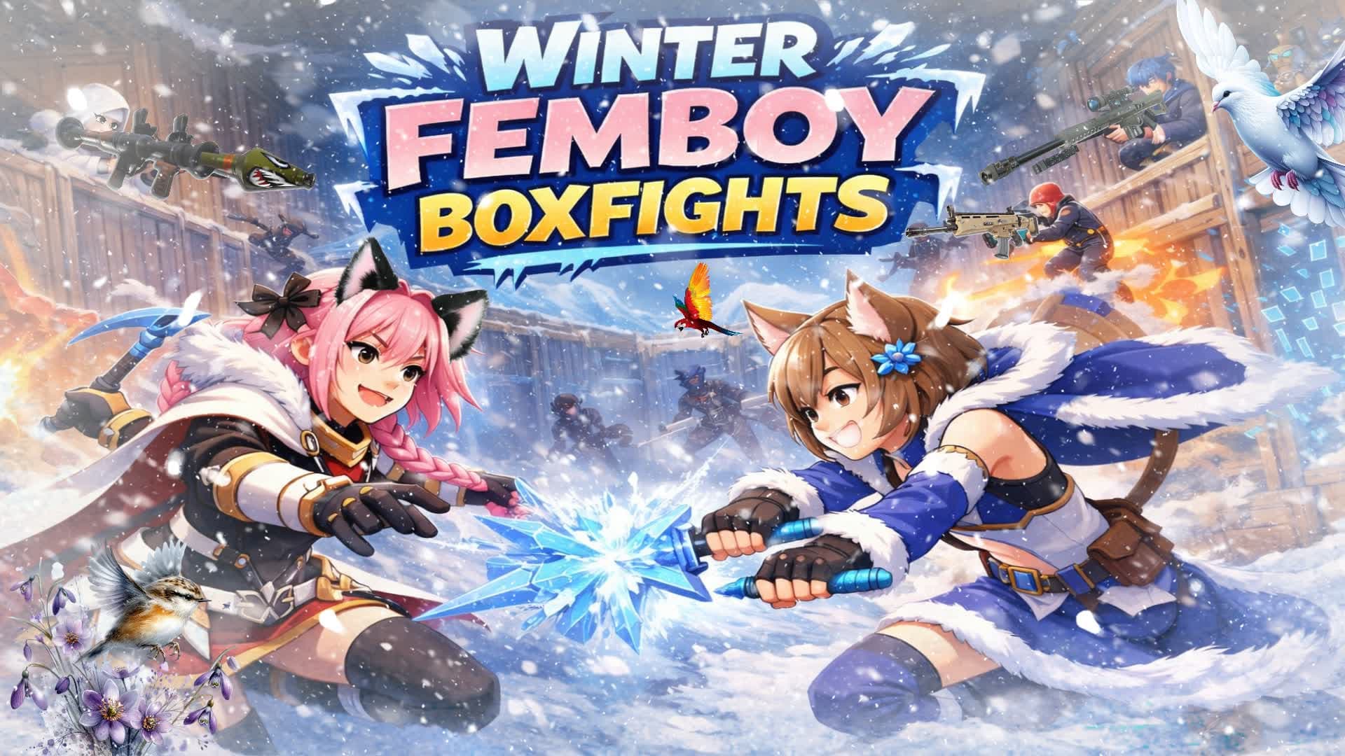 Winter Femboy Boxfights