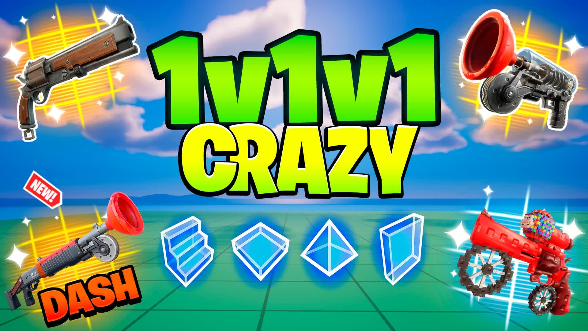 1V1V1 CRAZY EVERYONE Free for all