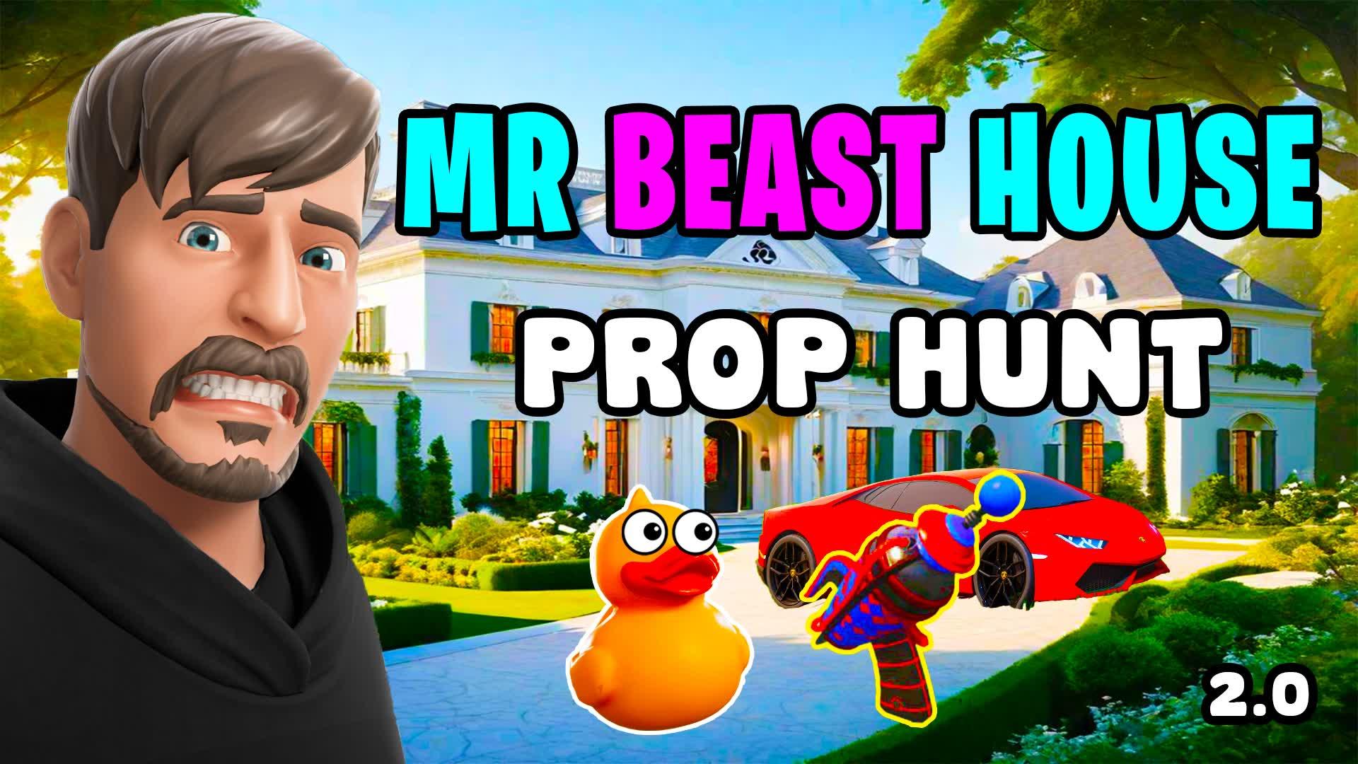 💎MRBEAST HOUSE PROP HUNT SURVIVAL🏠