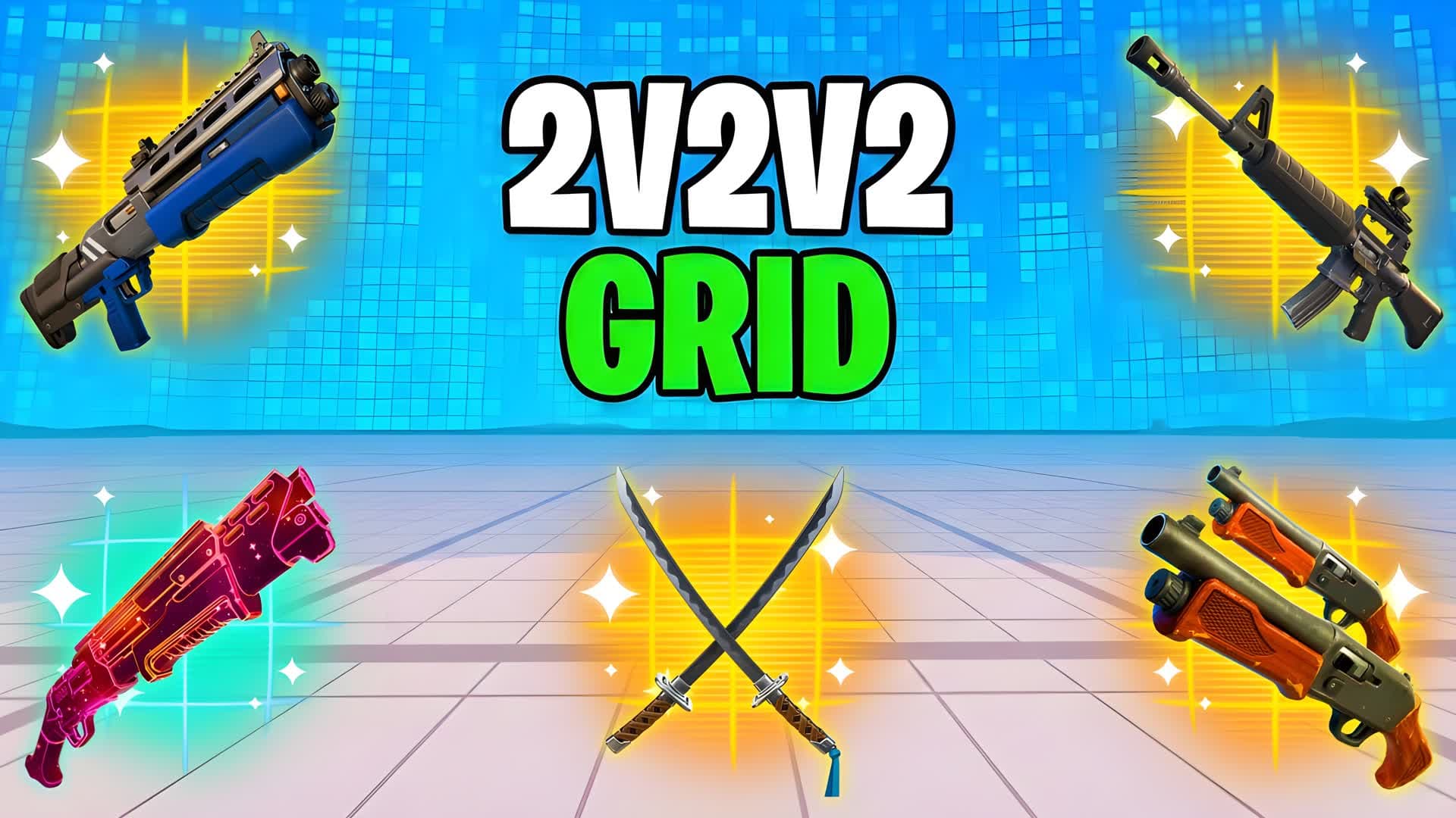 2v2v2 GRID ZONE WARS SCRIMS