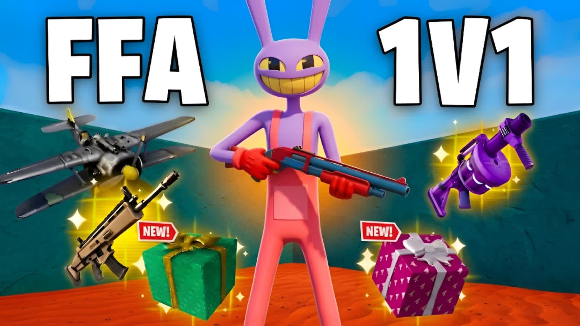🔫 1V1 FFA SUPER – EVERY GUN & FFA 🎯