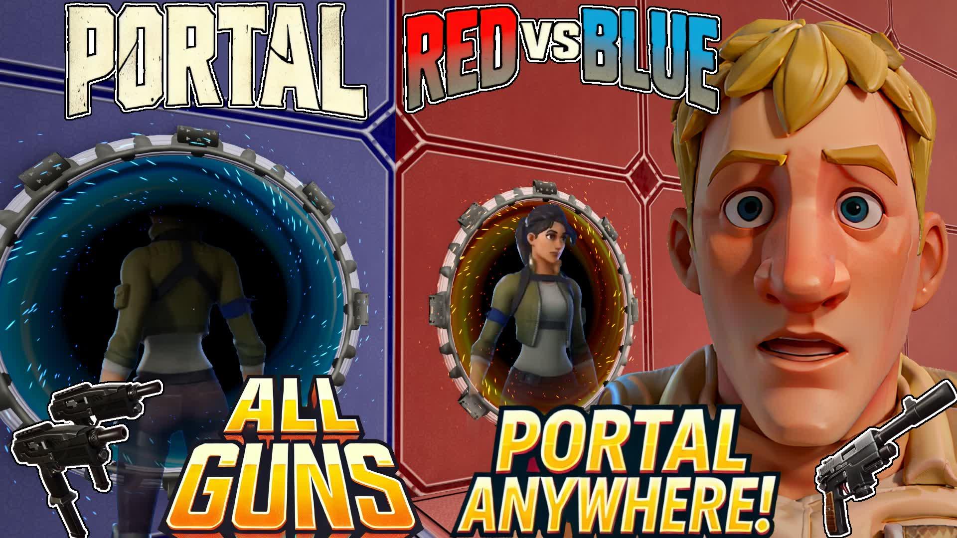 Portal Red vs Blue