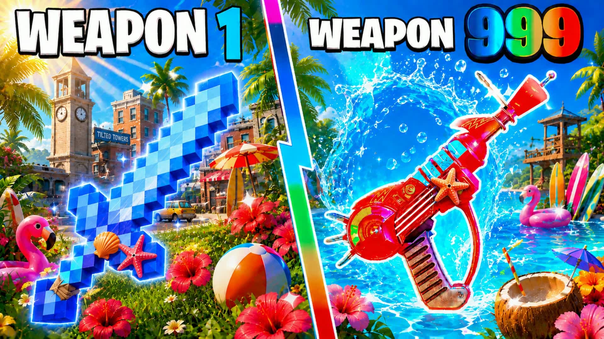🔫Summer Tilted Gun game One Shot🎯
