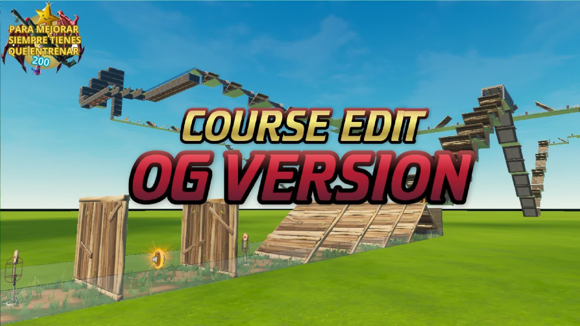 COURSE EDIT OG VERSION