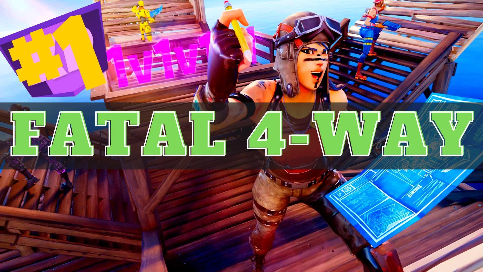 1v1v1v1 Build Fight ZONE WARS