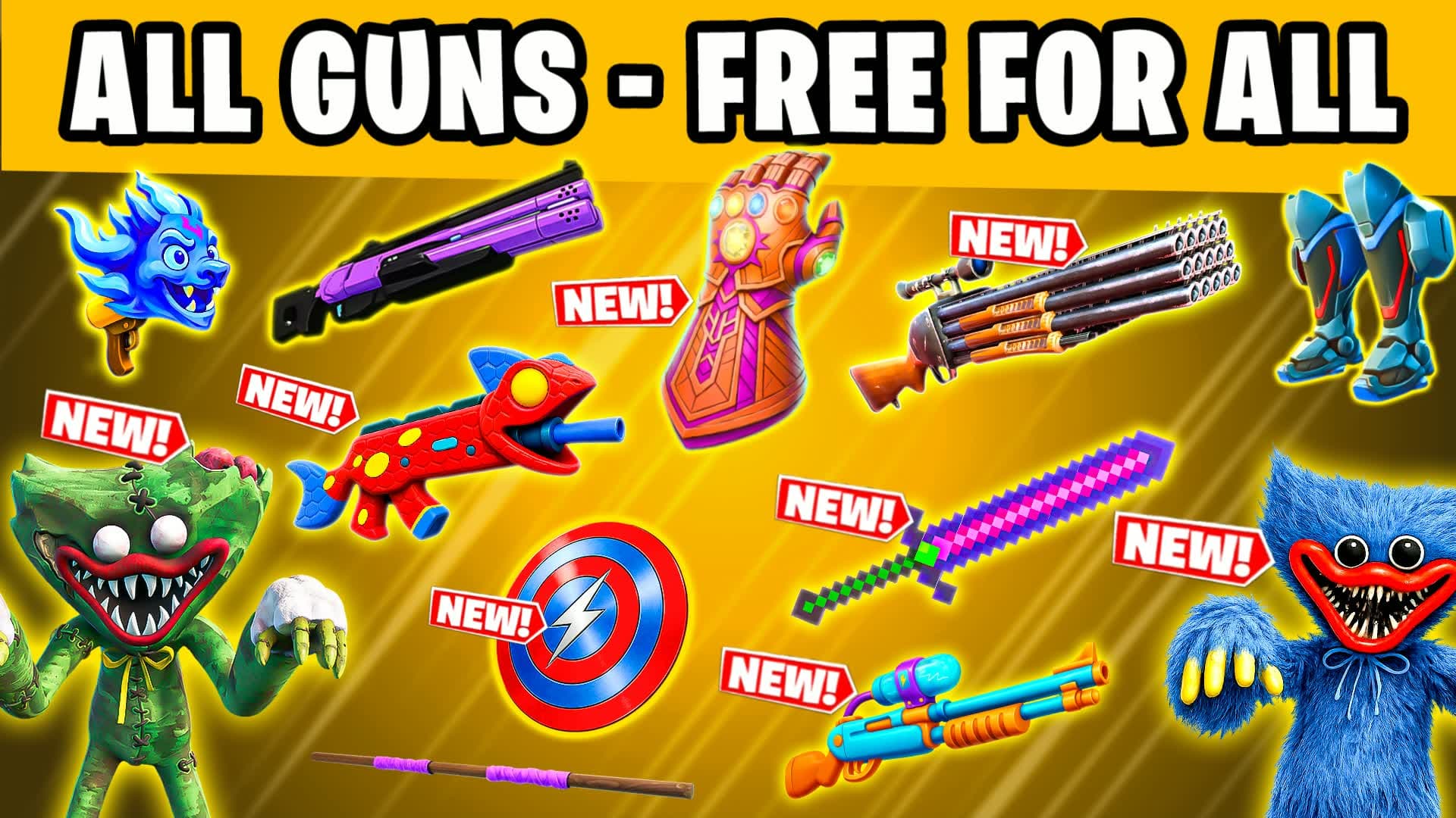 BOTS ⭐ALL GUNS - FREE FOR ALL (SURVIVAL)