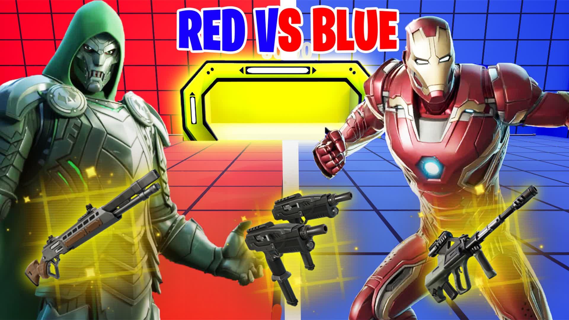 💯POWERS ROBERT DOWNEY SR RED VS BLUE