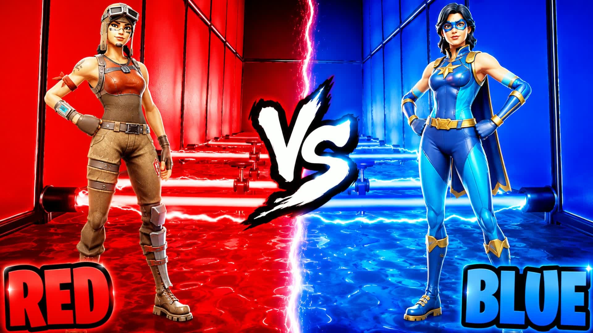 OMG RED VS BLUE 🔵🔴