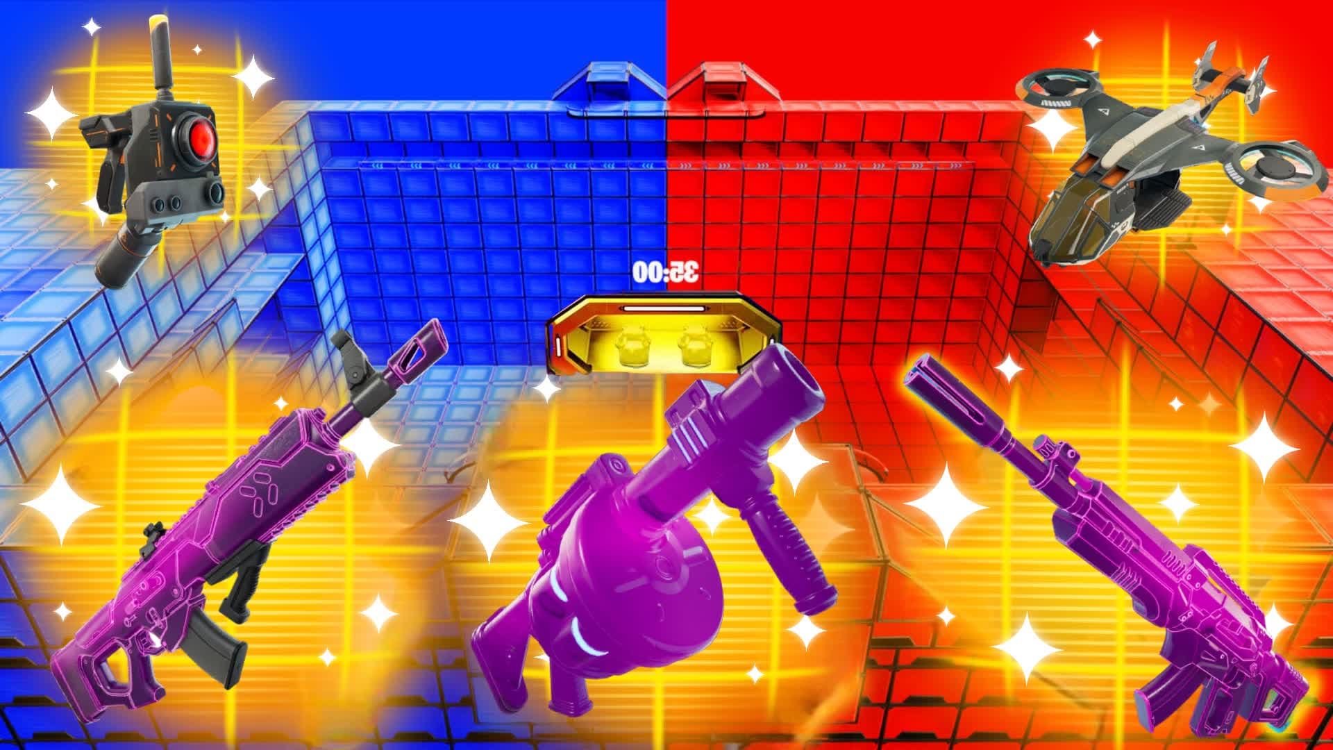 MEGA CRAZY TMNT RED VS BLUE 🔴🔵