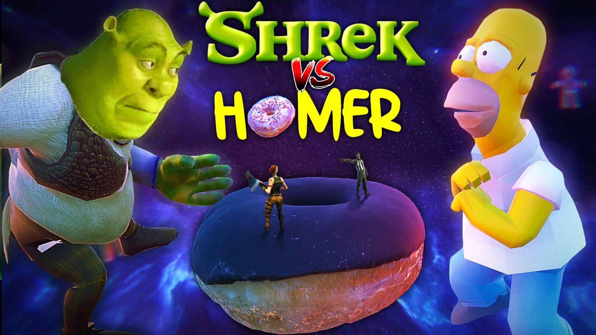 Homer vs Shrek dance battle