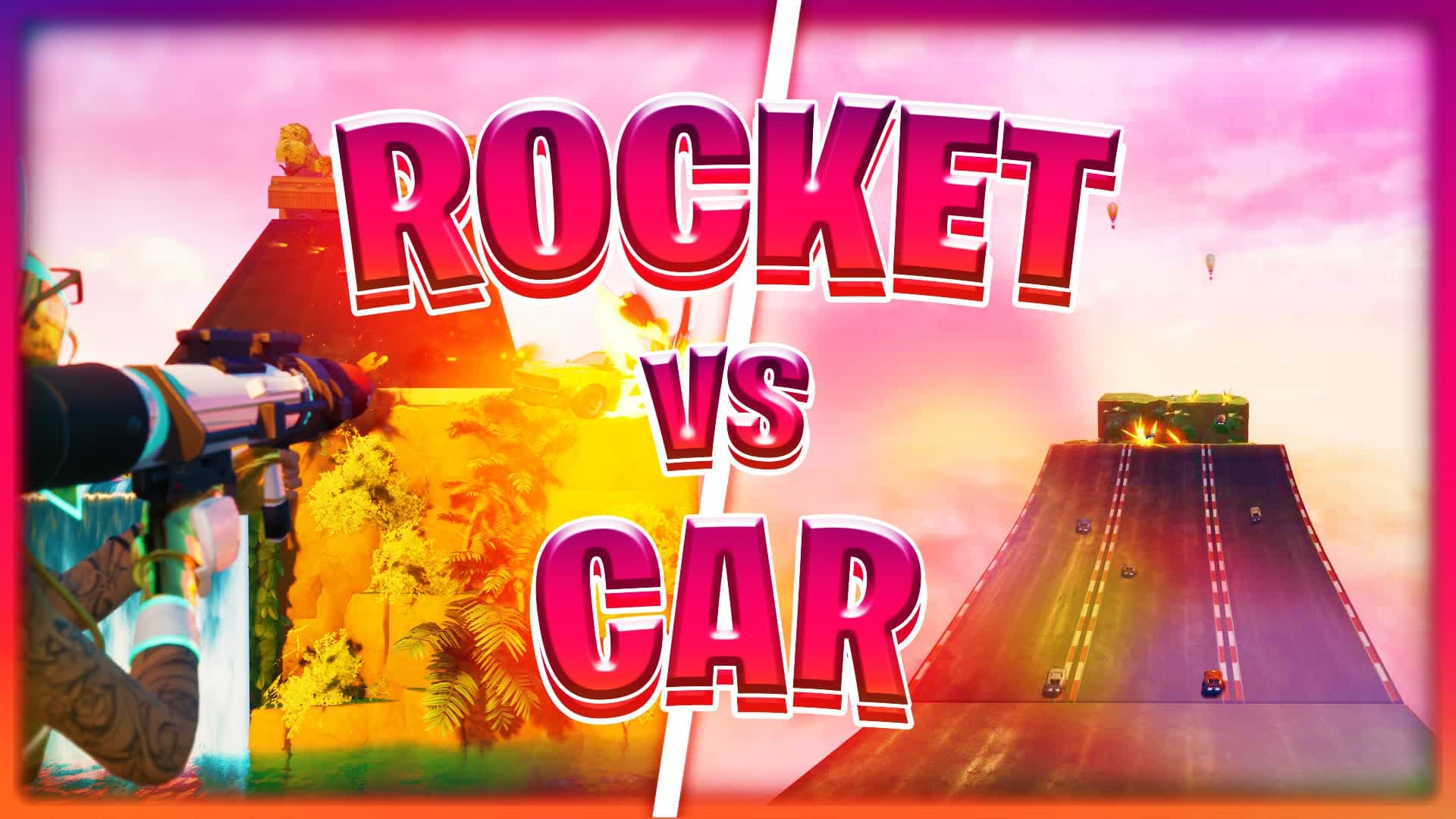 🔥ROCKET VS CAR ONIRIQUE🚘