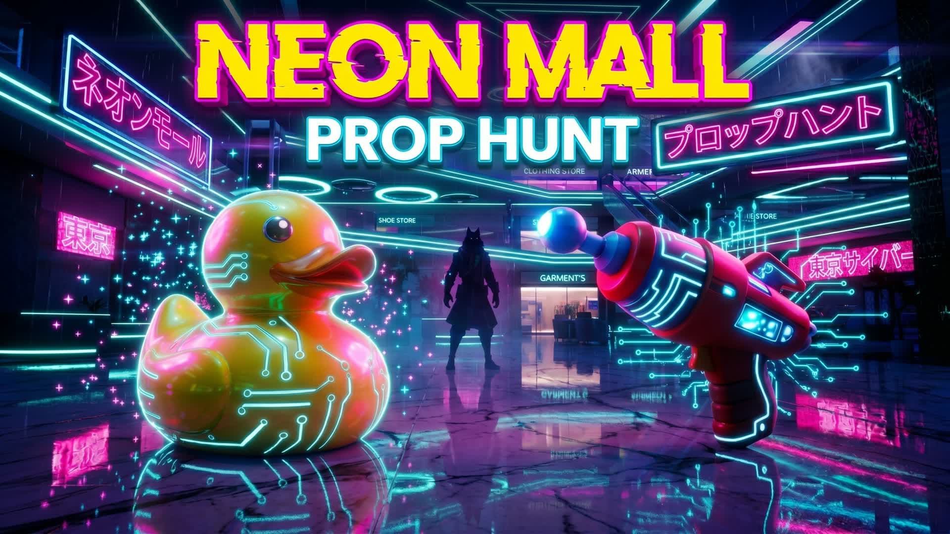 NEON MALL PROP HUNT ๐
