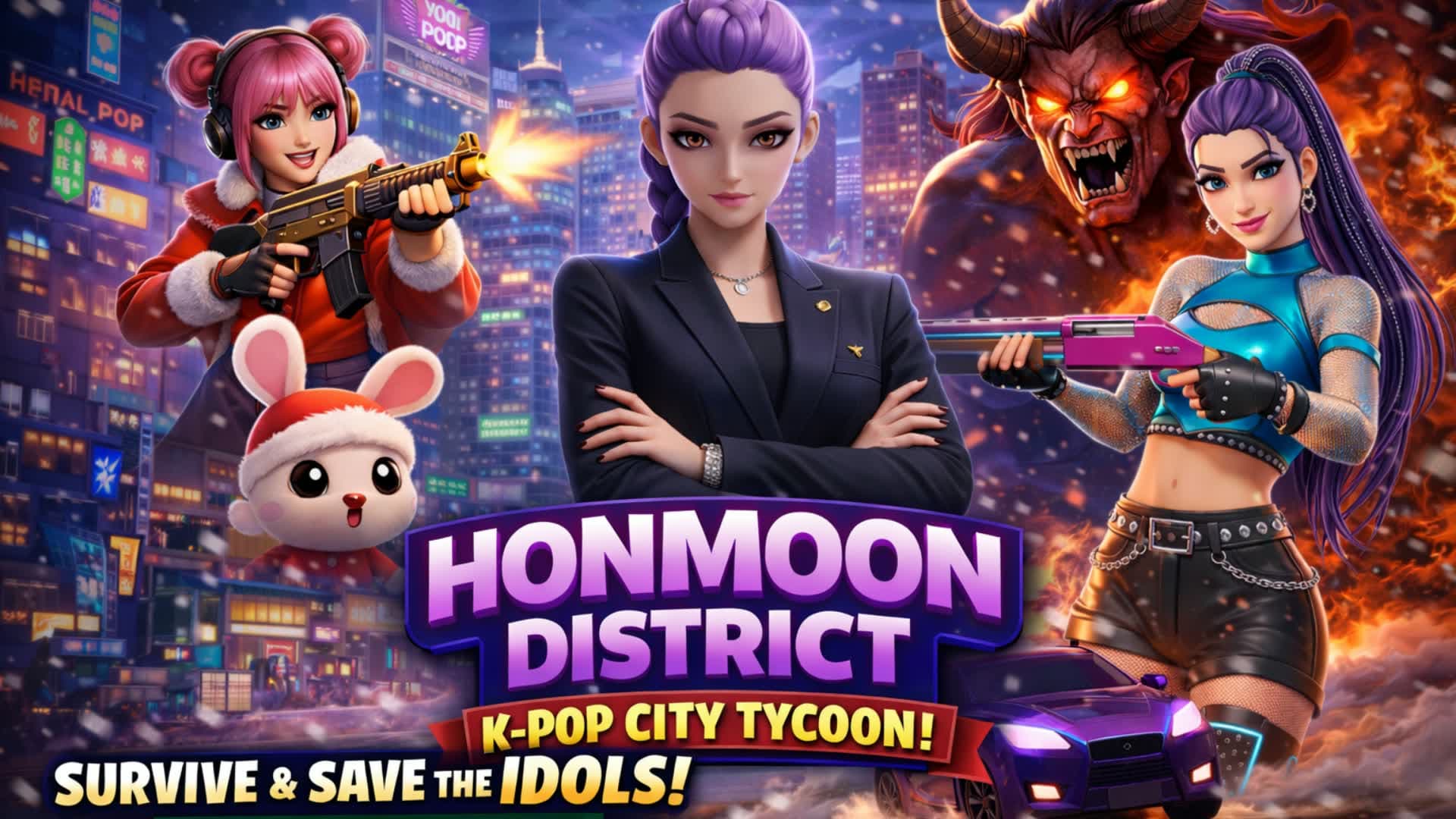 Honmoon District K-pop City Tycoon