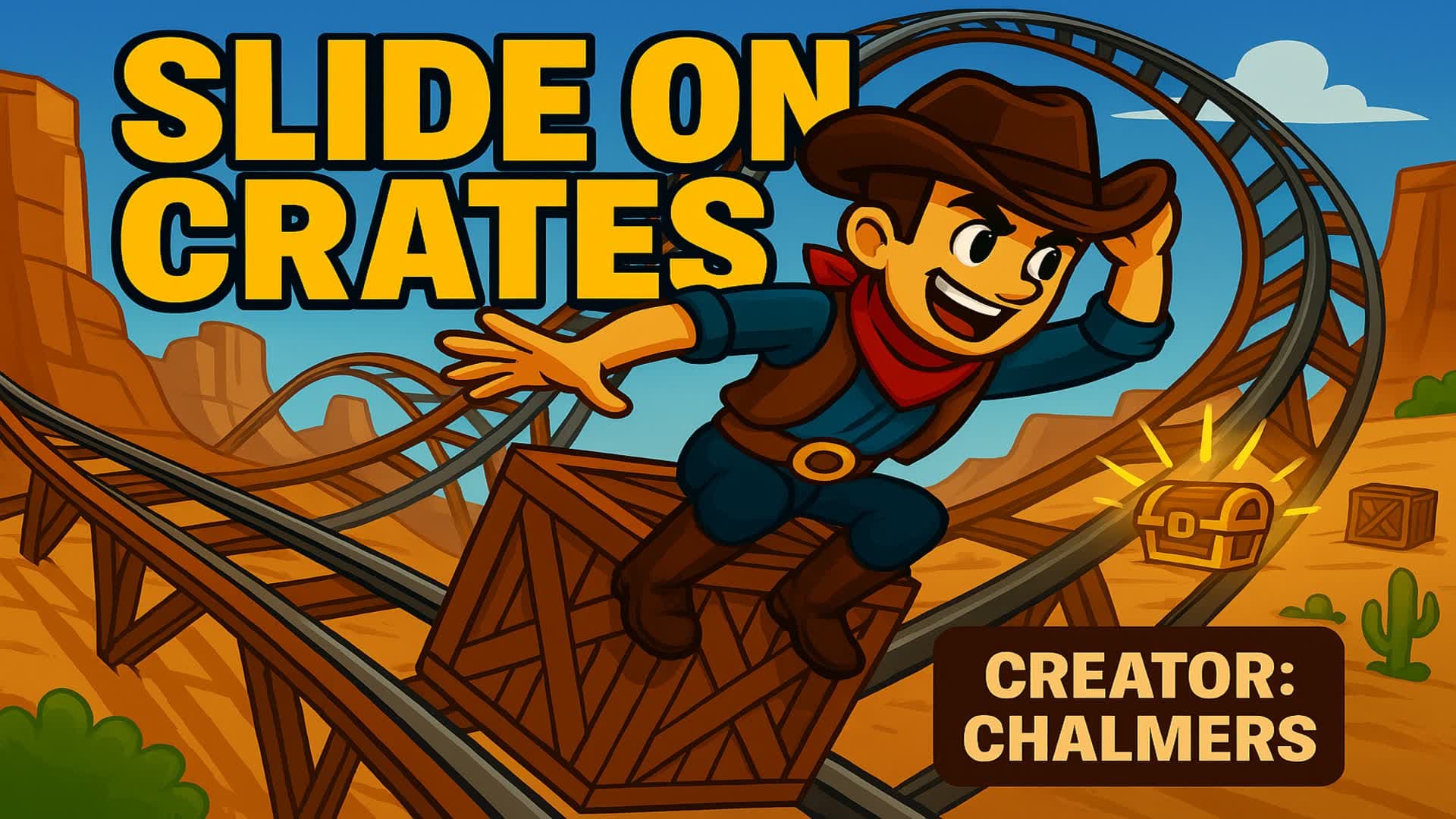 Slide on Crates - infinite slide