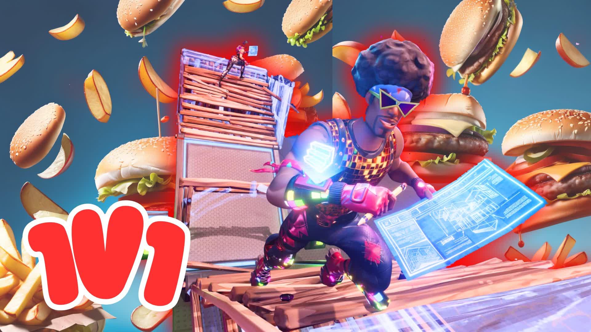 Burger Pommes 1v1 Buildfights BHE |Rezon