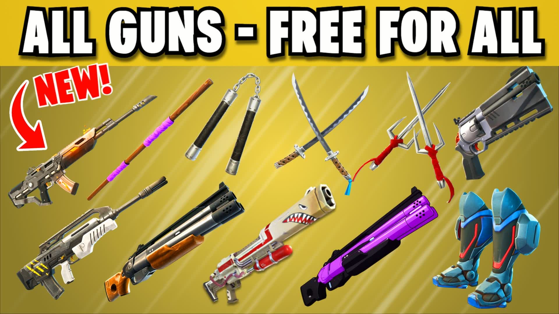 TMNT ⭐ ALL GUNS - FREE FOR ALL