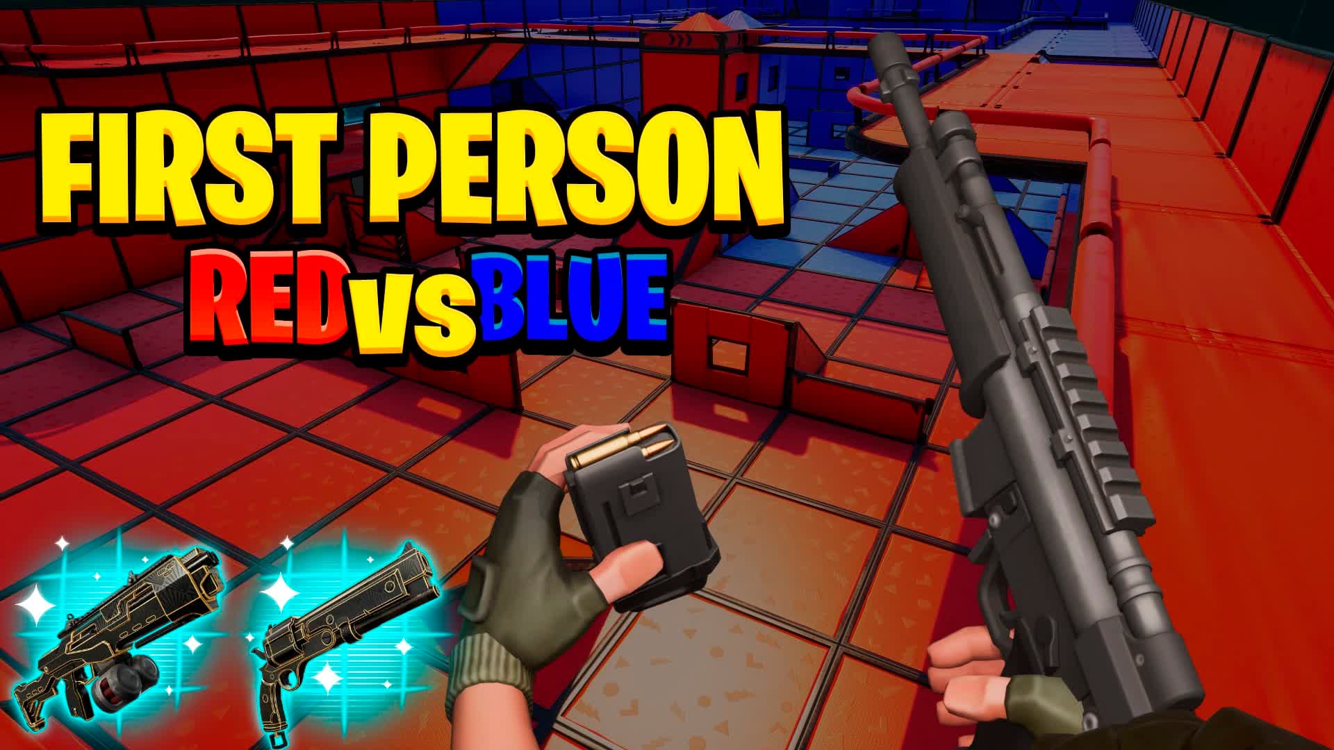 RED VS BLUE 🔴🔵FIRST PERSON