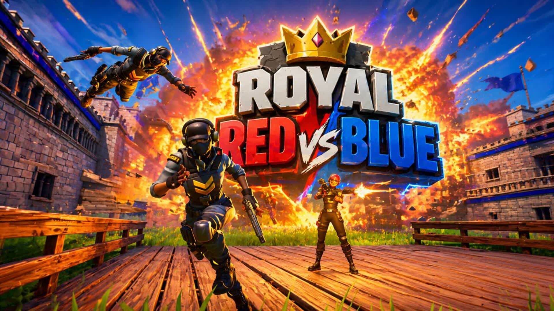 ROYAL RED VS BLUE
