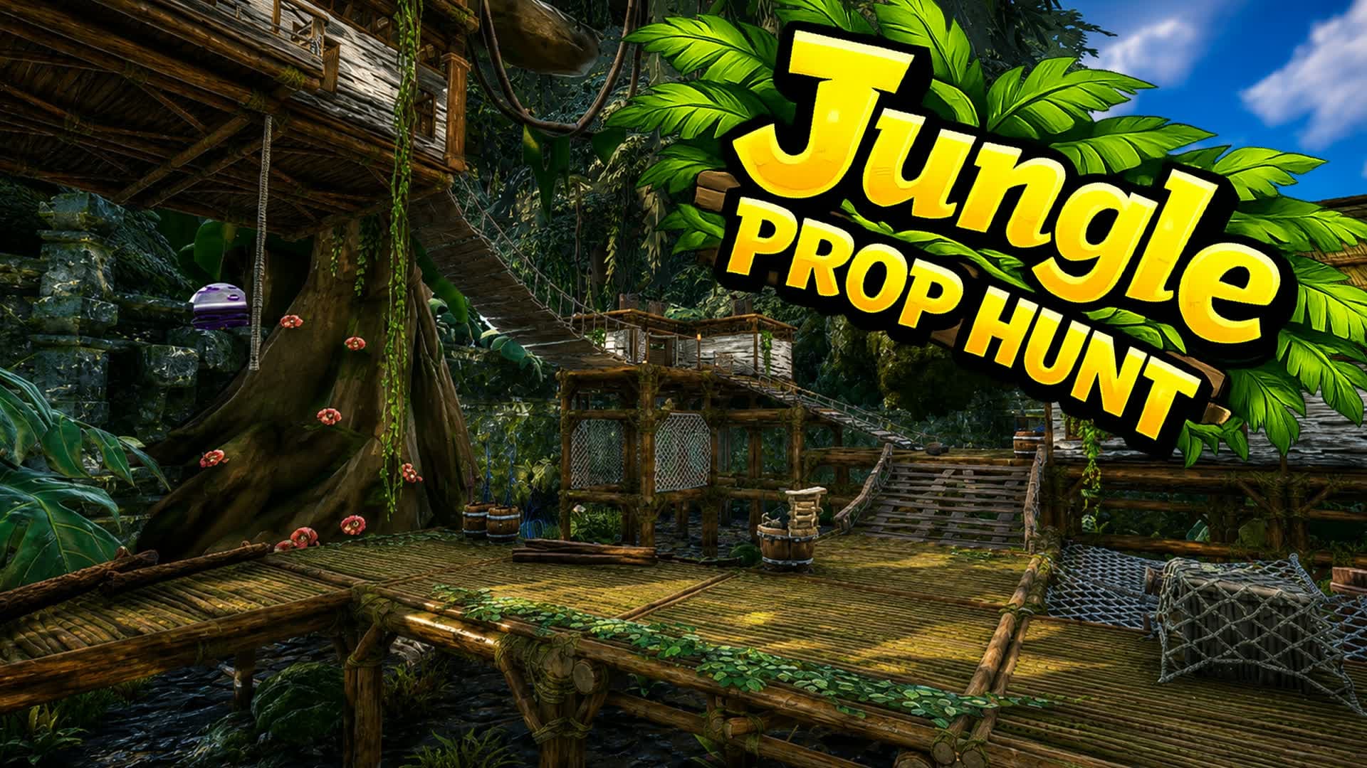 Jungle Prop hunt ジャングル小道具かくれんぼ