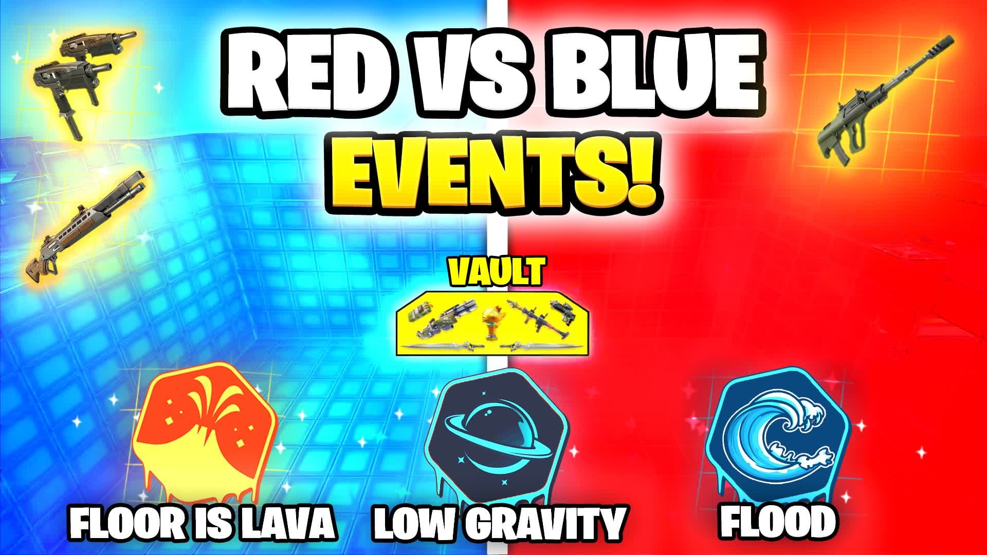 EVENTS RED VS BLUE 🔴🔵