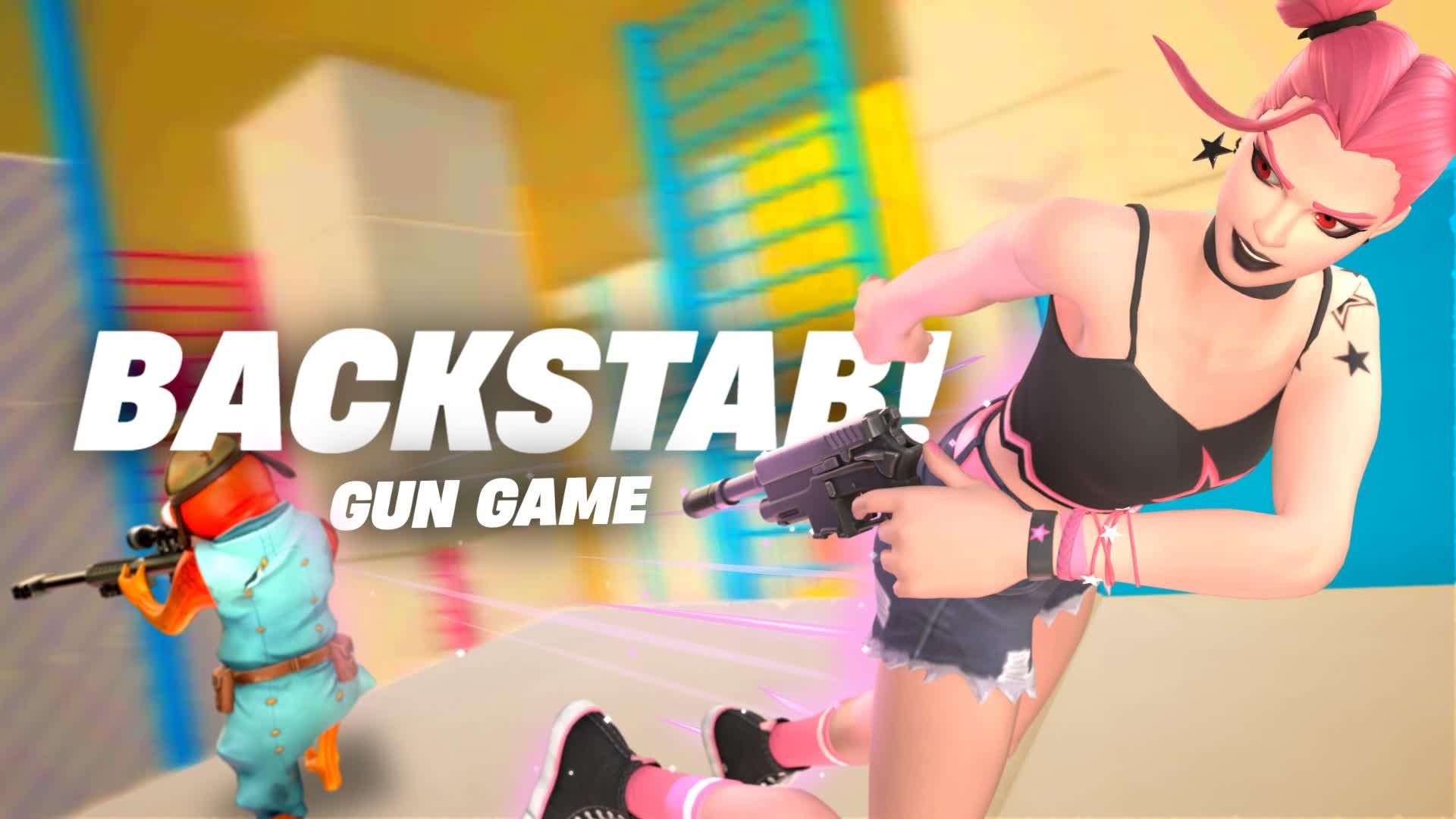 🔫 BACKSTAB! GUN GAME ONE SHOT 🌀