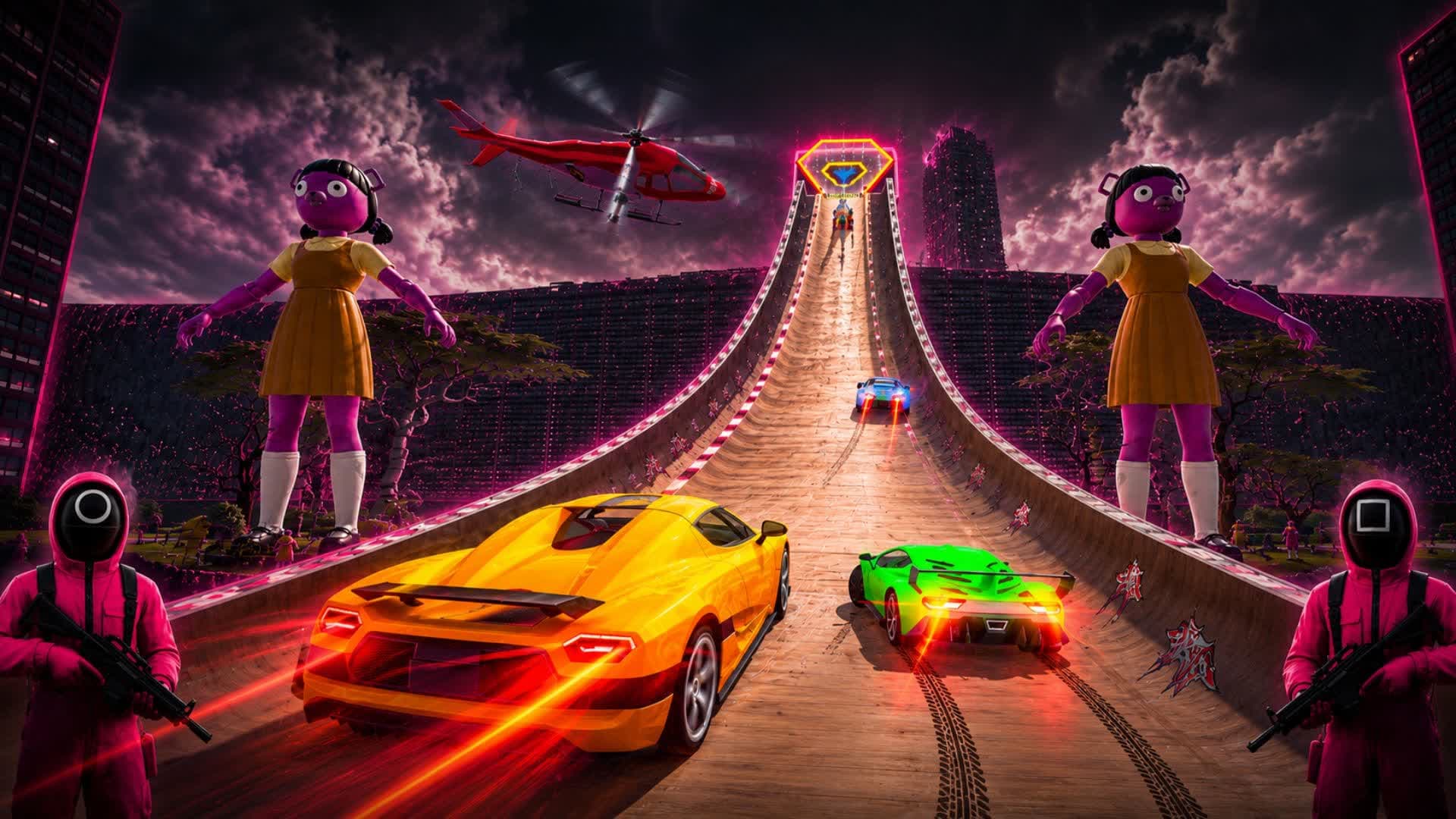 ROUND SUPER CARS