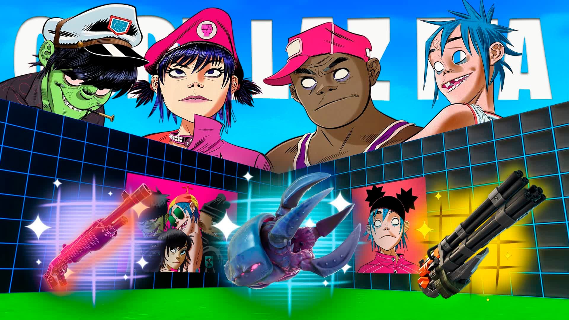 GORILLAZ FFA - ALL GUNS