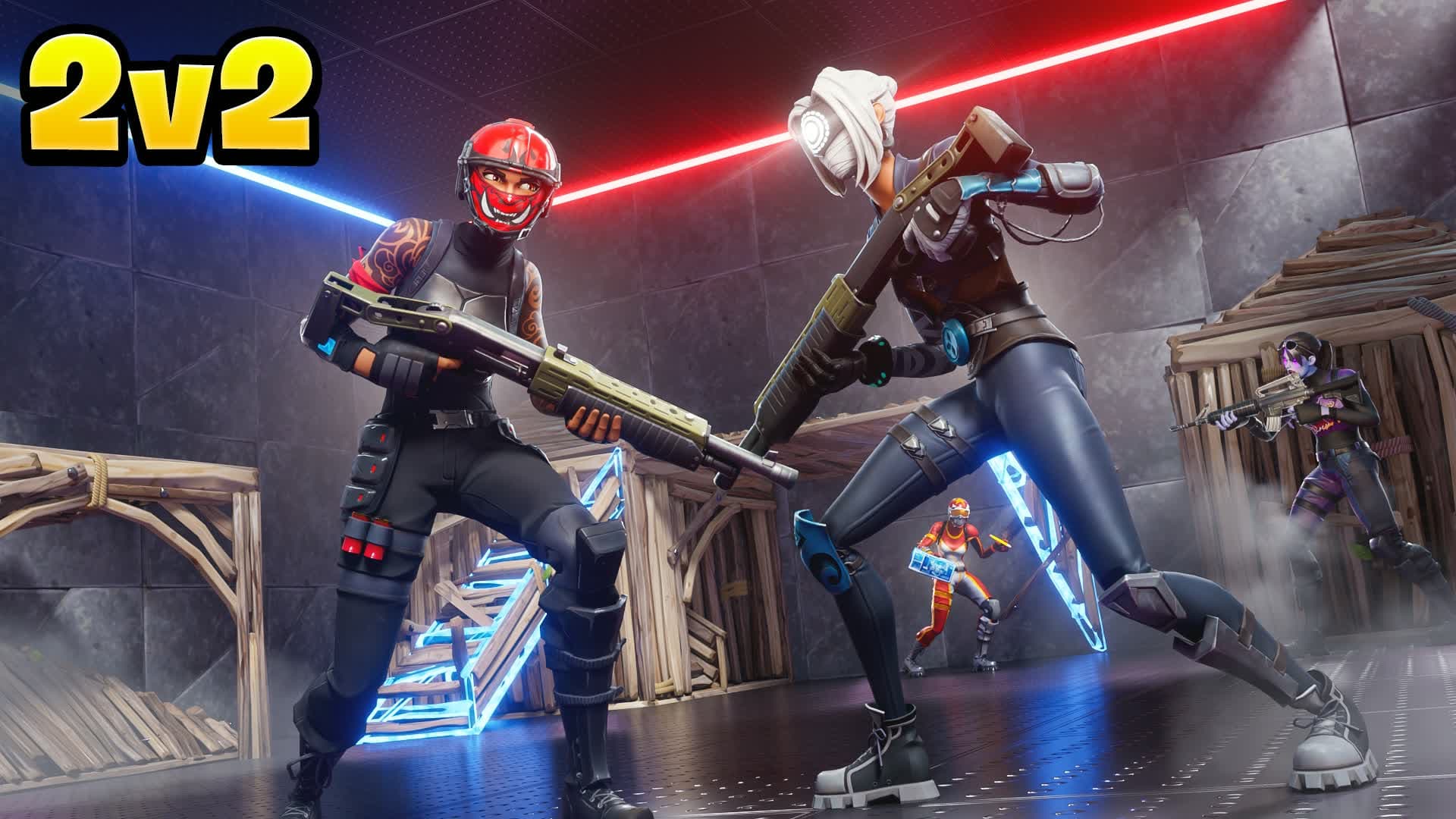 Fight Control 2V2 - سكرمز بيس كنترول