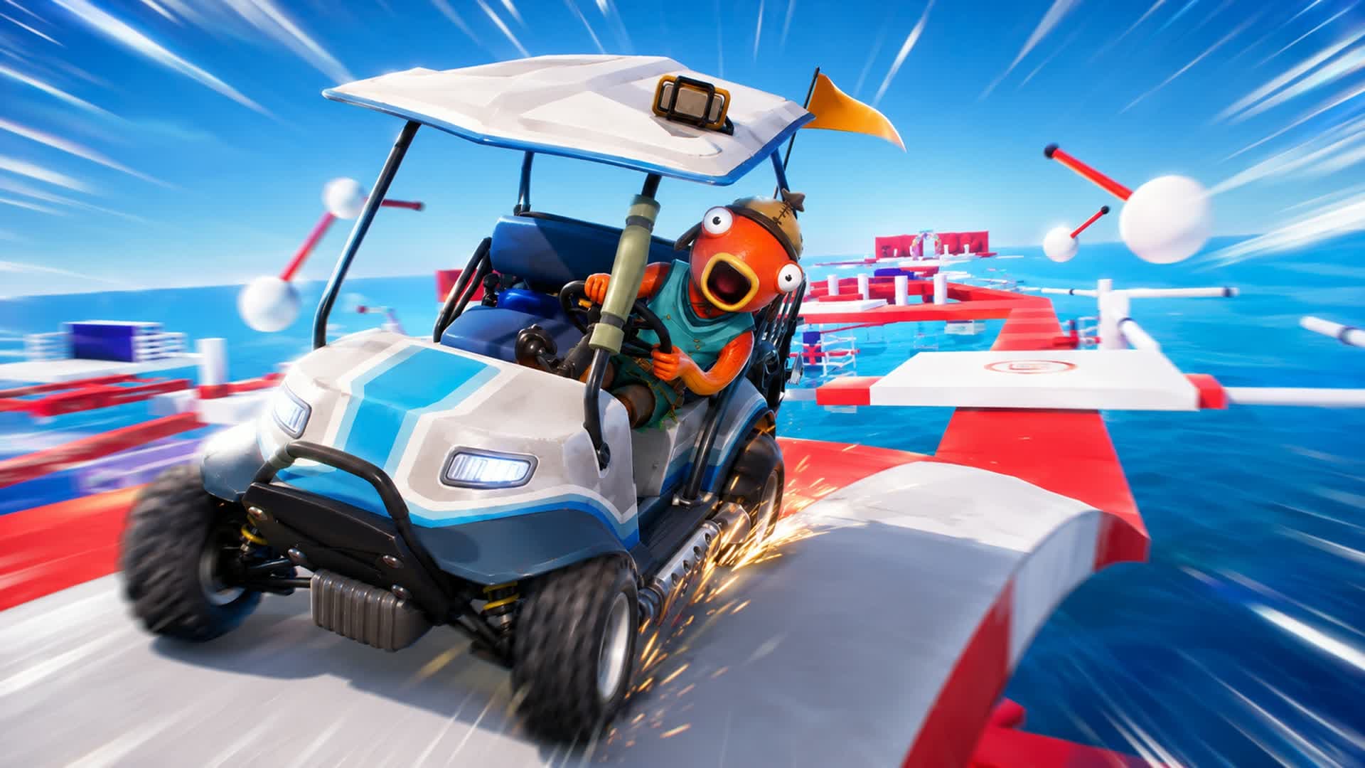 IMPOSSIBLE OBBY ON A GOLF CART