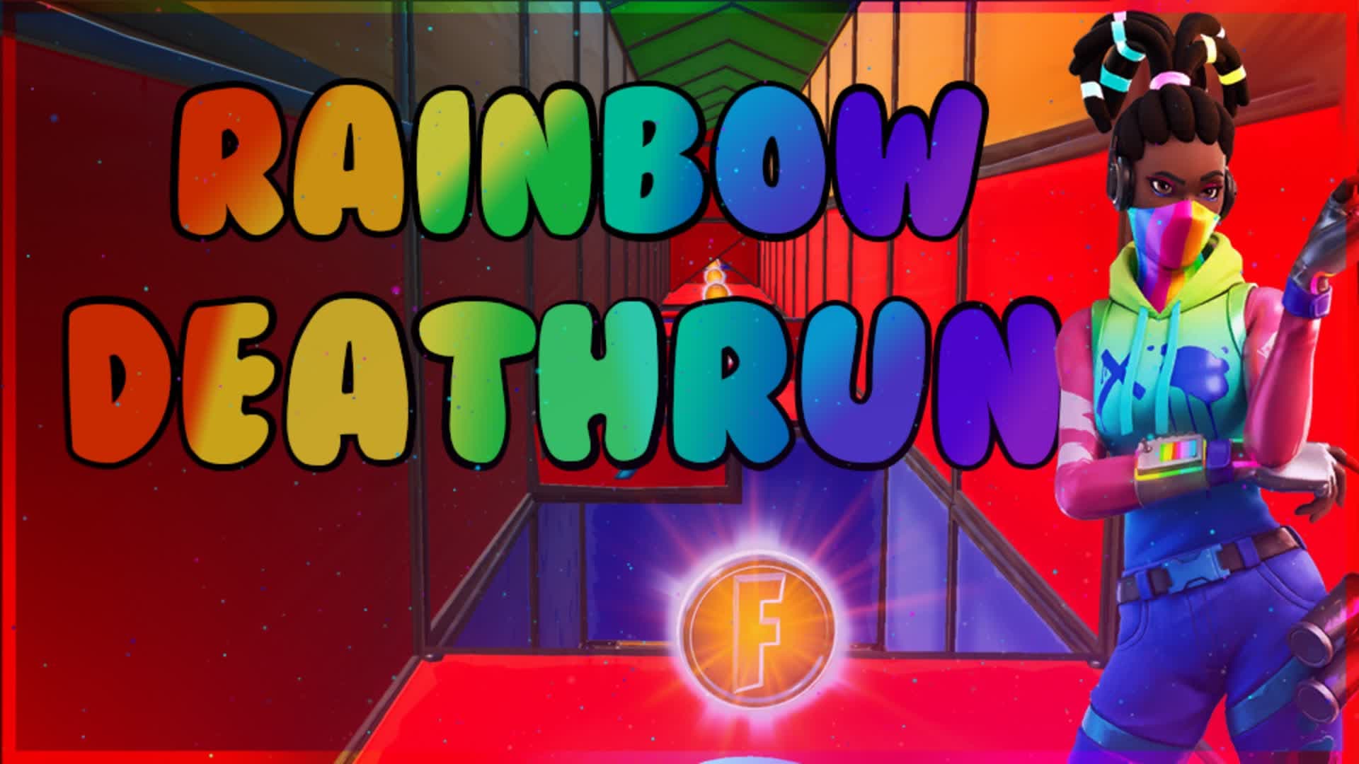 🌈 111+ LvL Rainbow Deathrun 🌈