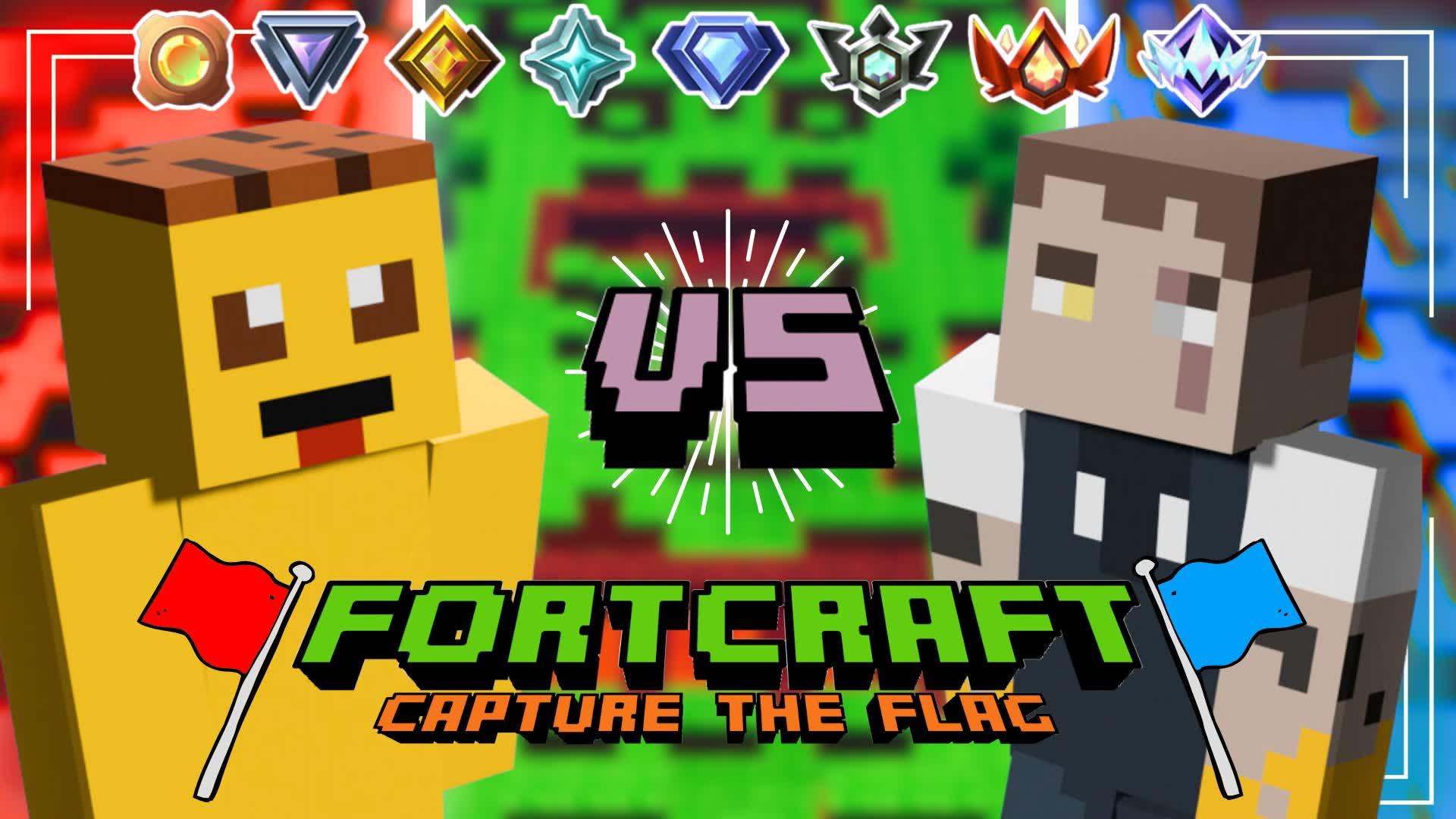 FORTCRAFT : 🚩CAPTURE THE FLAG🚩【Ranked】