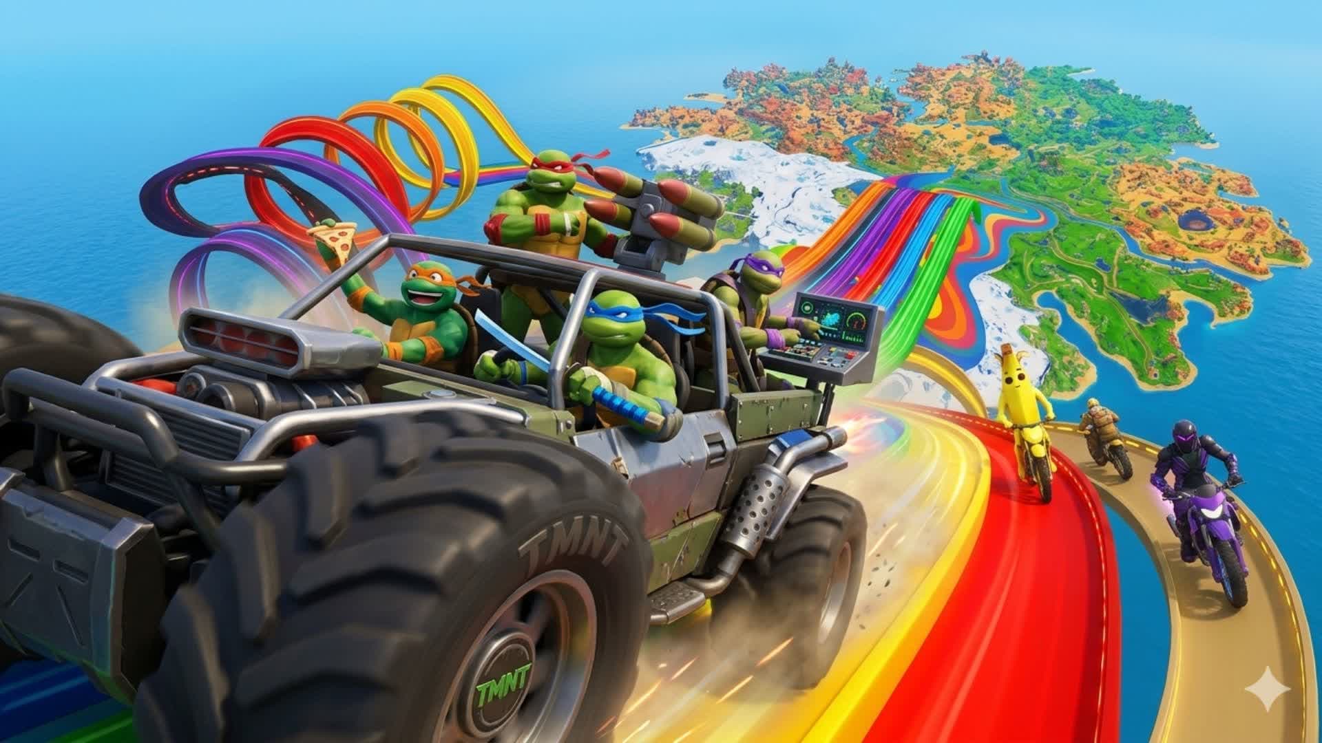 🚗 TMNT CAR GAME 🕹️WAR OF GUNS AND CARS