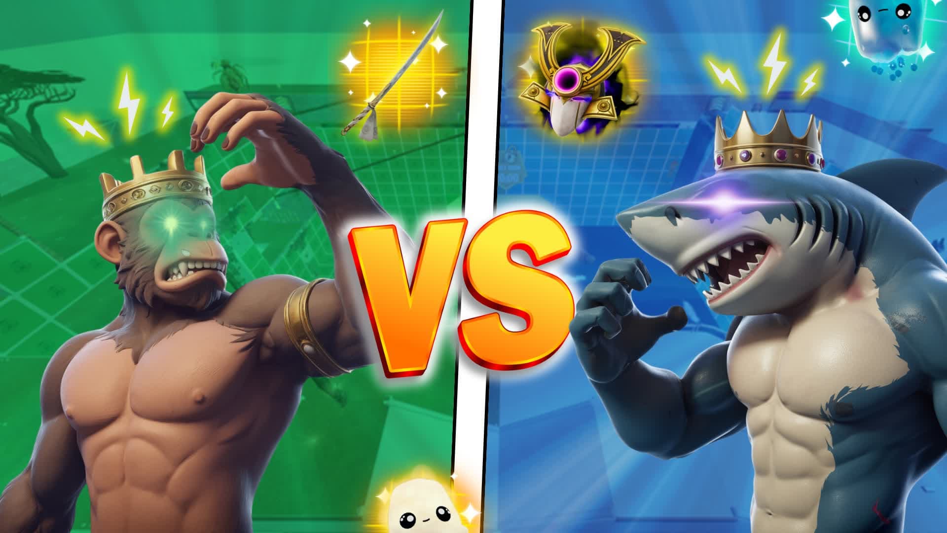 🦍 MONKEY VS SHARK 🦈