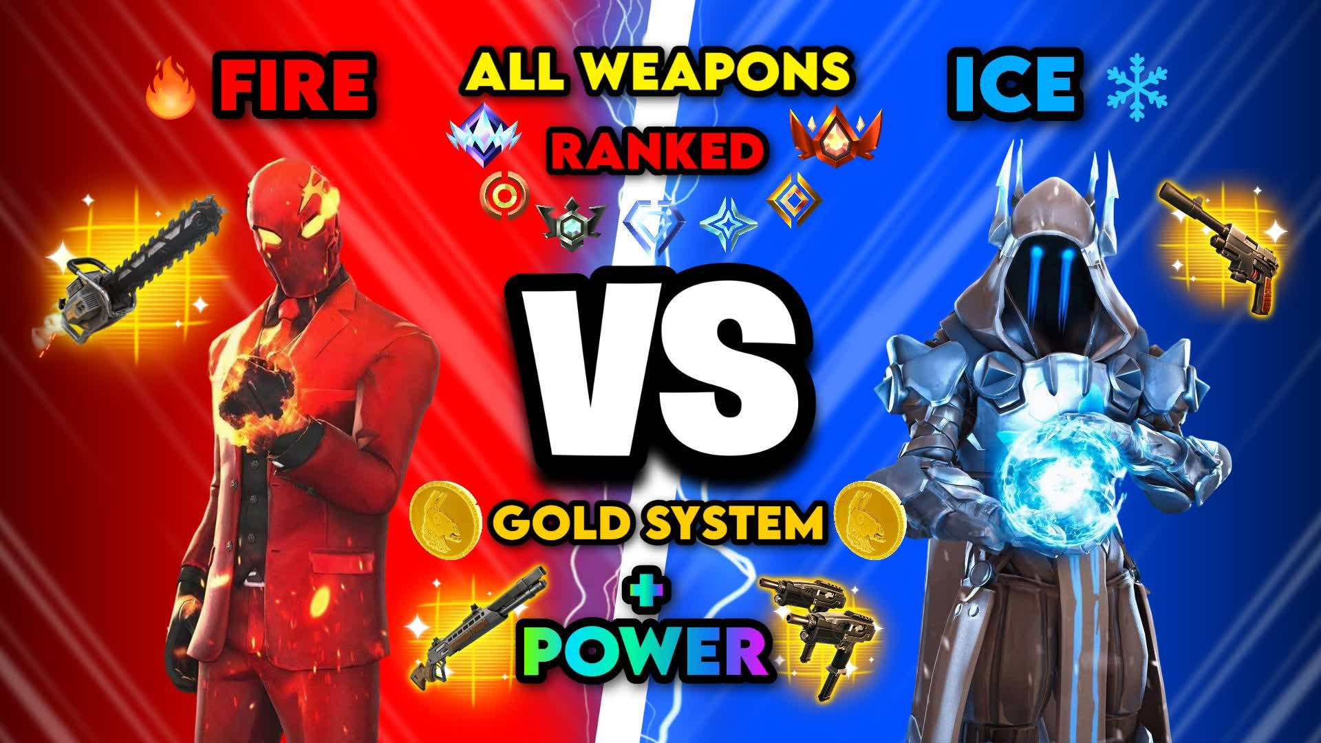 20 VS 20-ICE vs FIRE-ALL WEAPONS