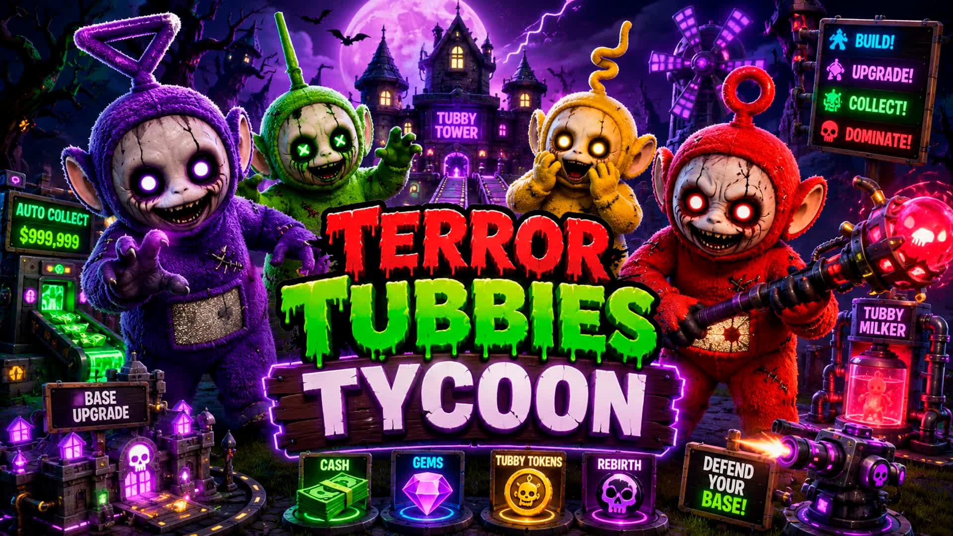 TERROR TUBBIES TYCOON HORRROR & MYSTERY